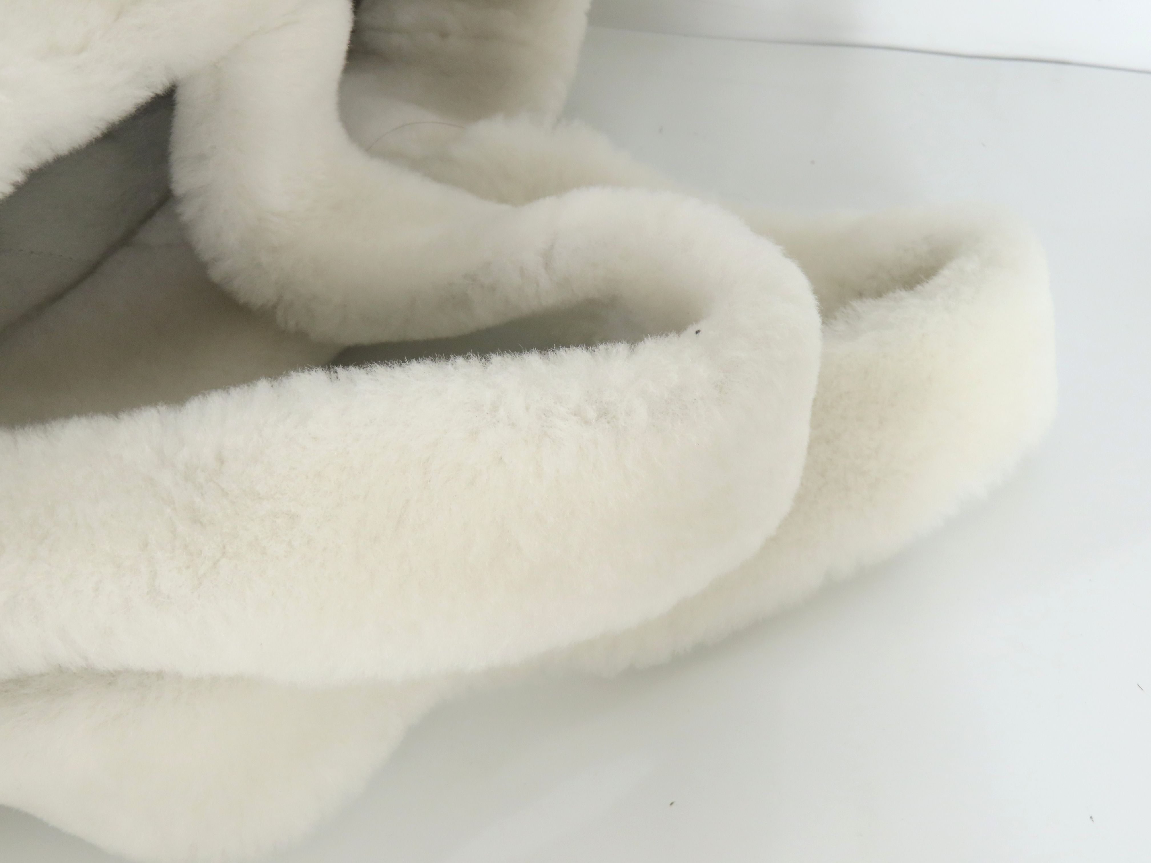 Quilted Shearling Tote Bag — view 3