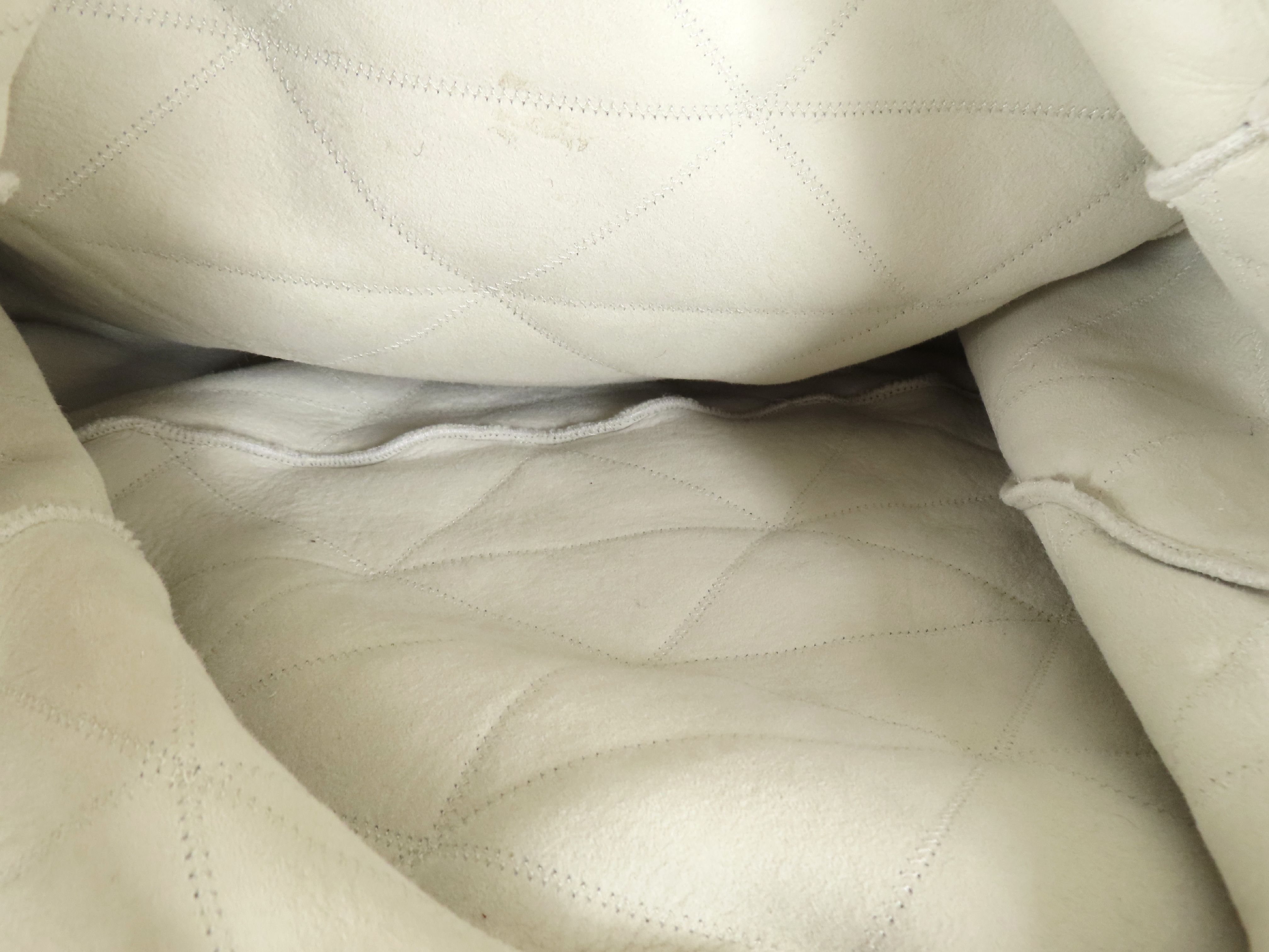 Quilted Shearling Tote Bag — view 9