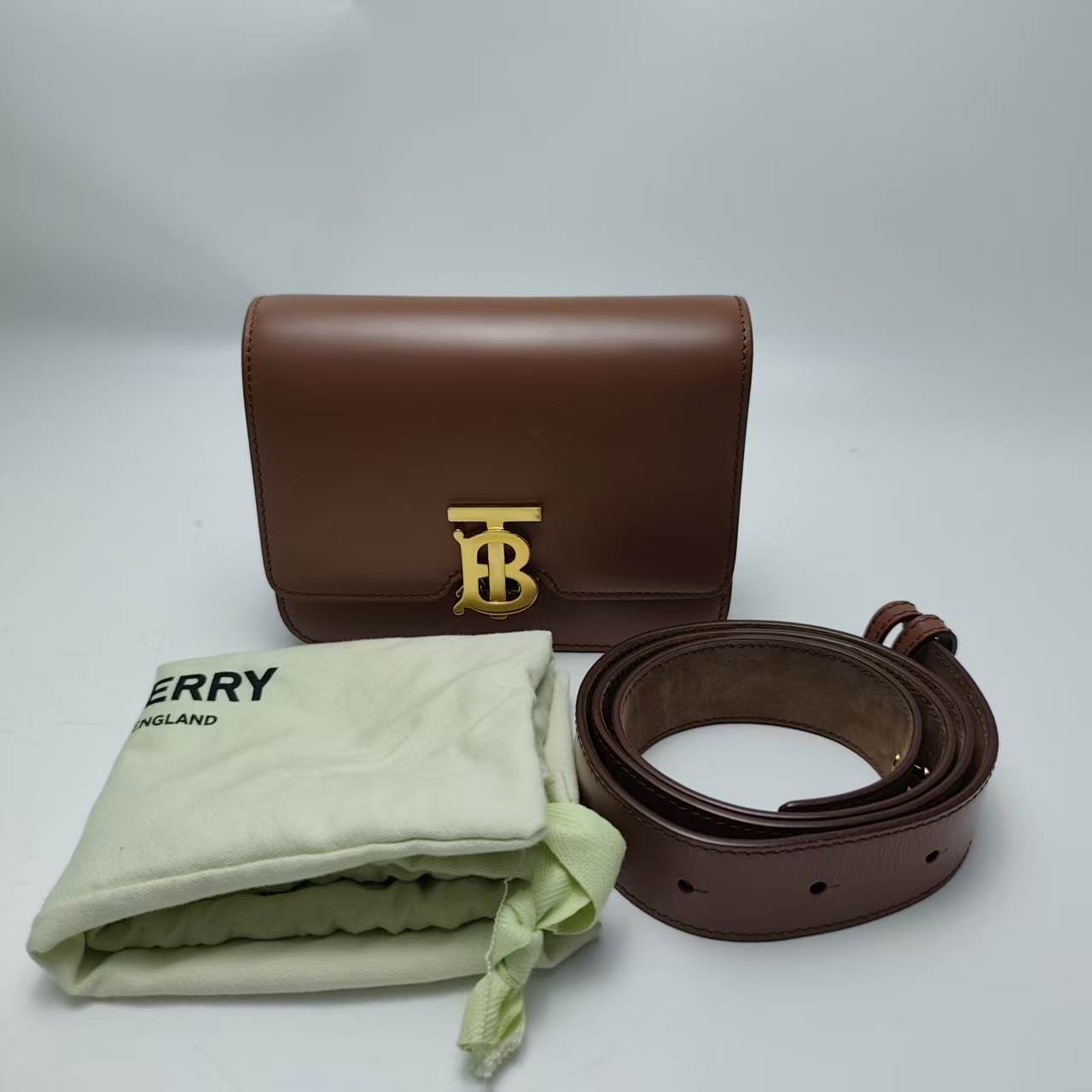 【*Shipped from: China*】BURBERRY Box Leather Shoulder Bag — view 2