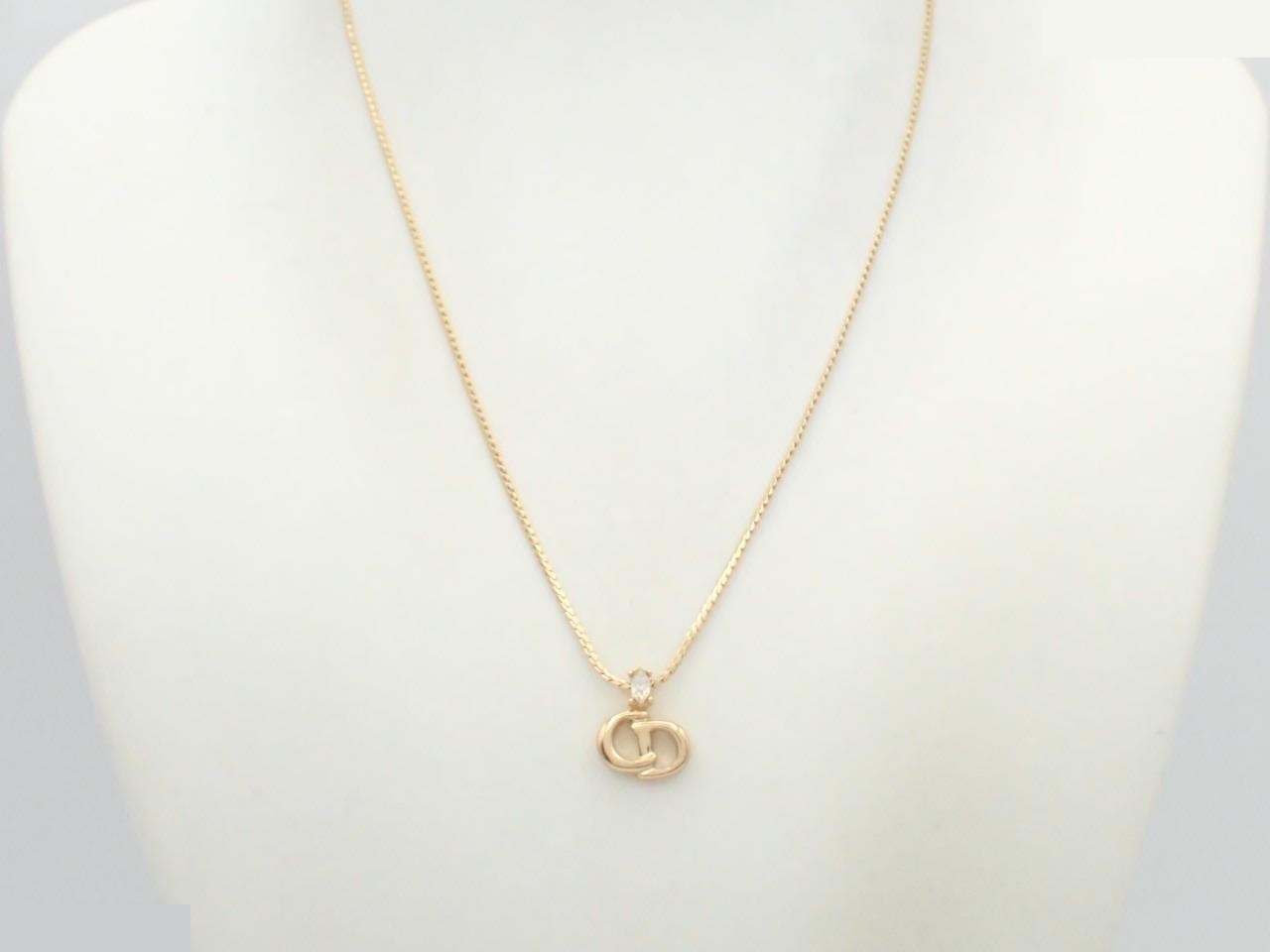 Gold necklace, chain approximately 42cm — view 3