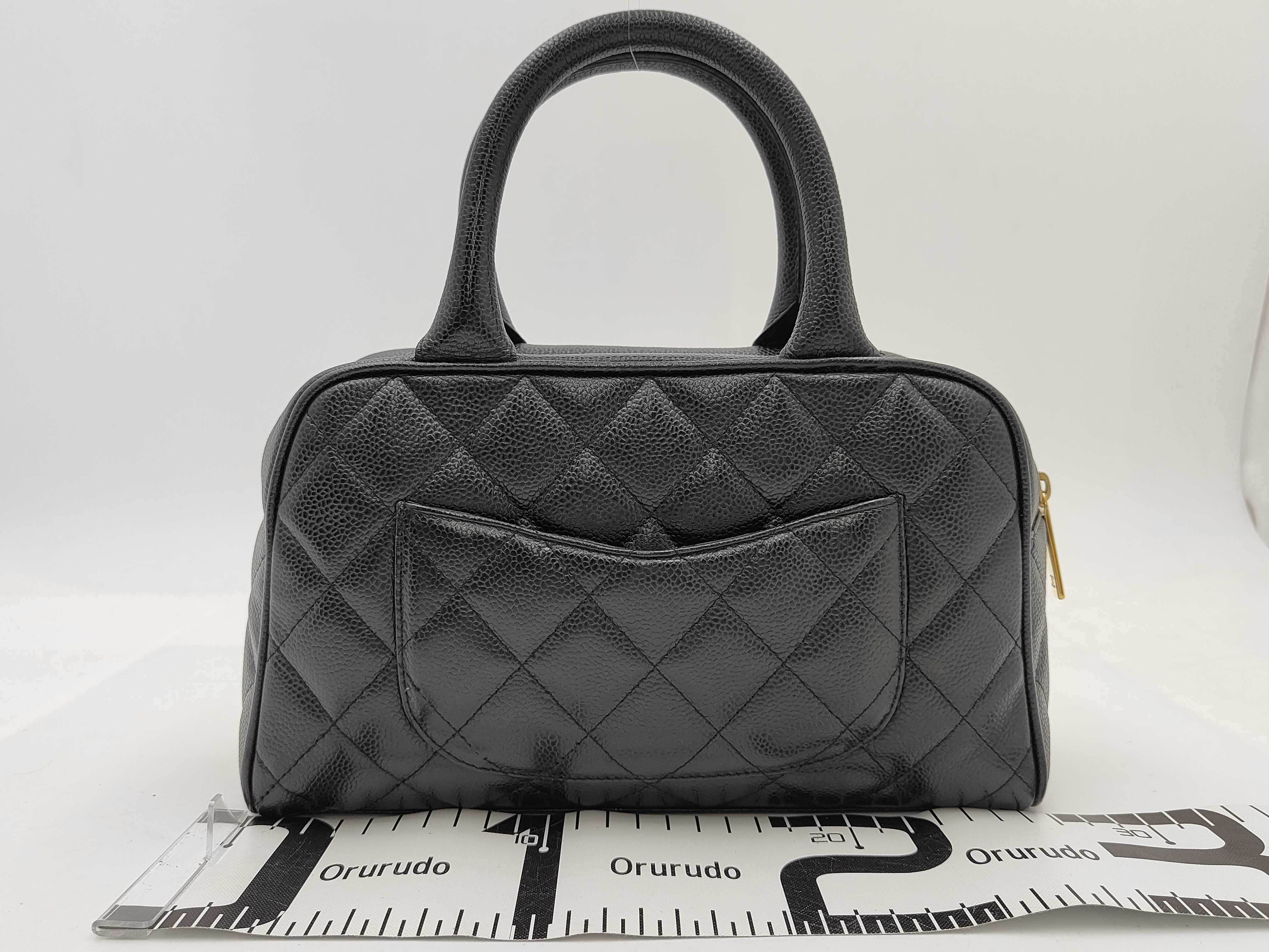 Caviar Mini Bowling Handbag — view 2