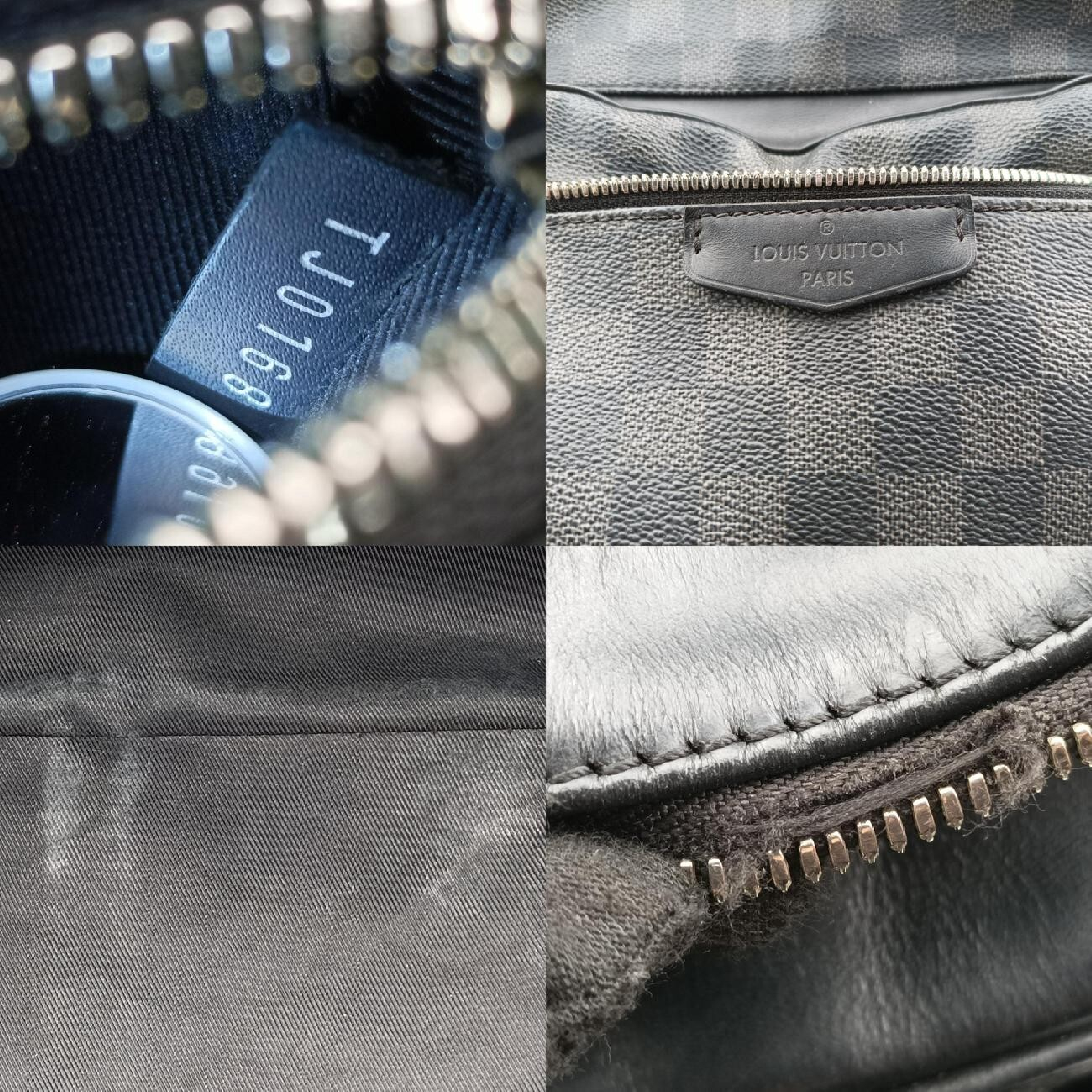 Josh Noir Damier Graphite N41473 TJ0168 Backpack — view 8