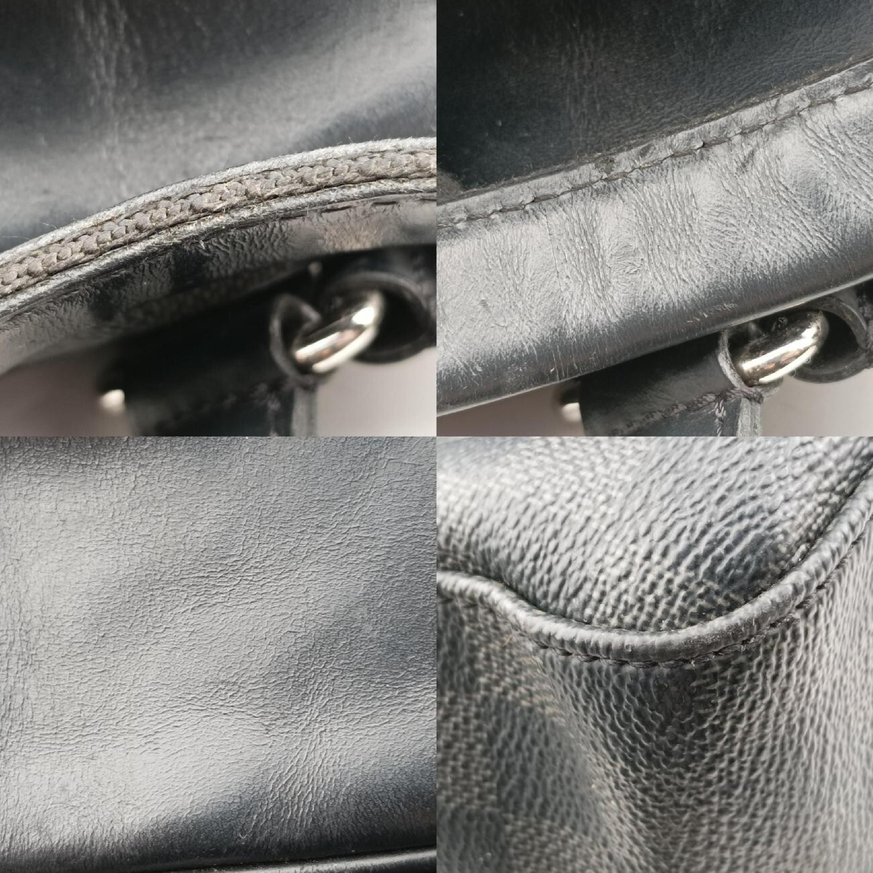 Josh Noir Damier Graphite N41473 TJ0168 Backpack — view 9