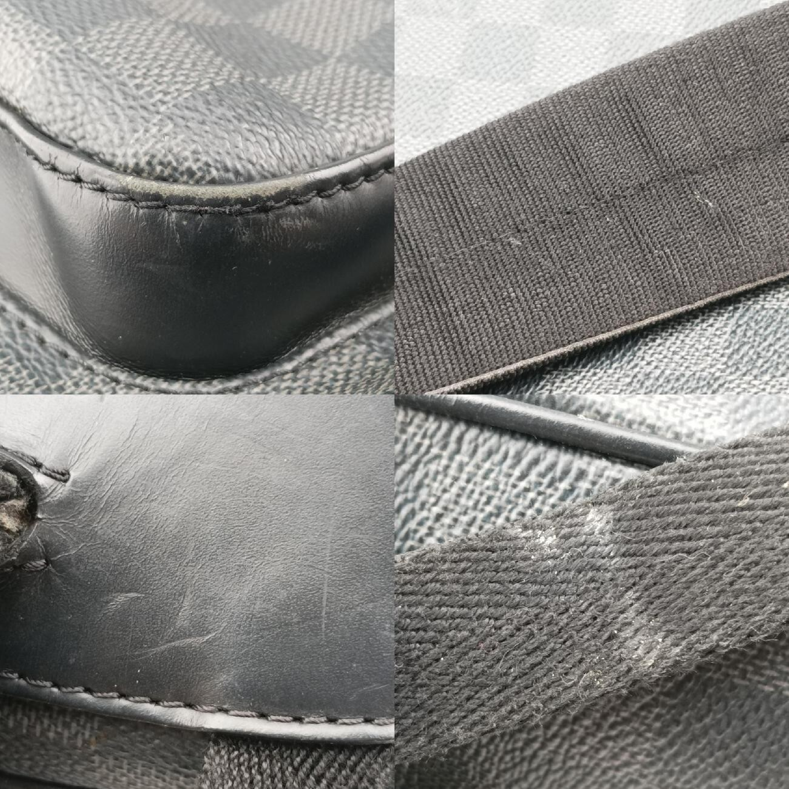 Josh Noir Damier Graphite N41473 TJ0168 Backpack — view 10