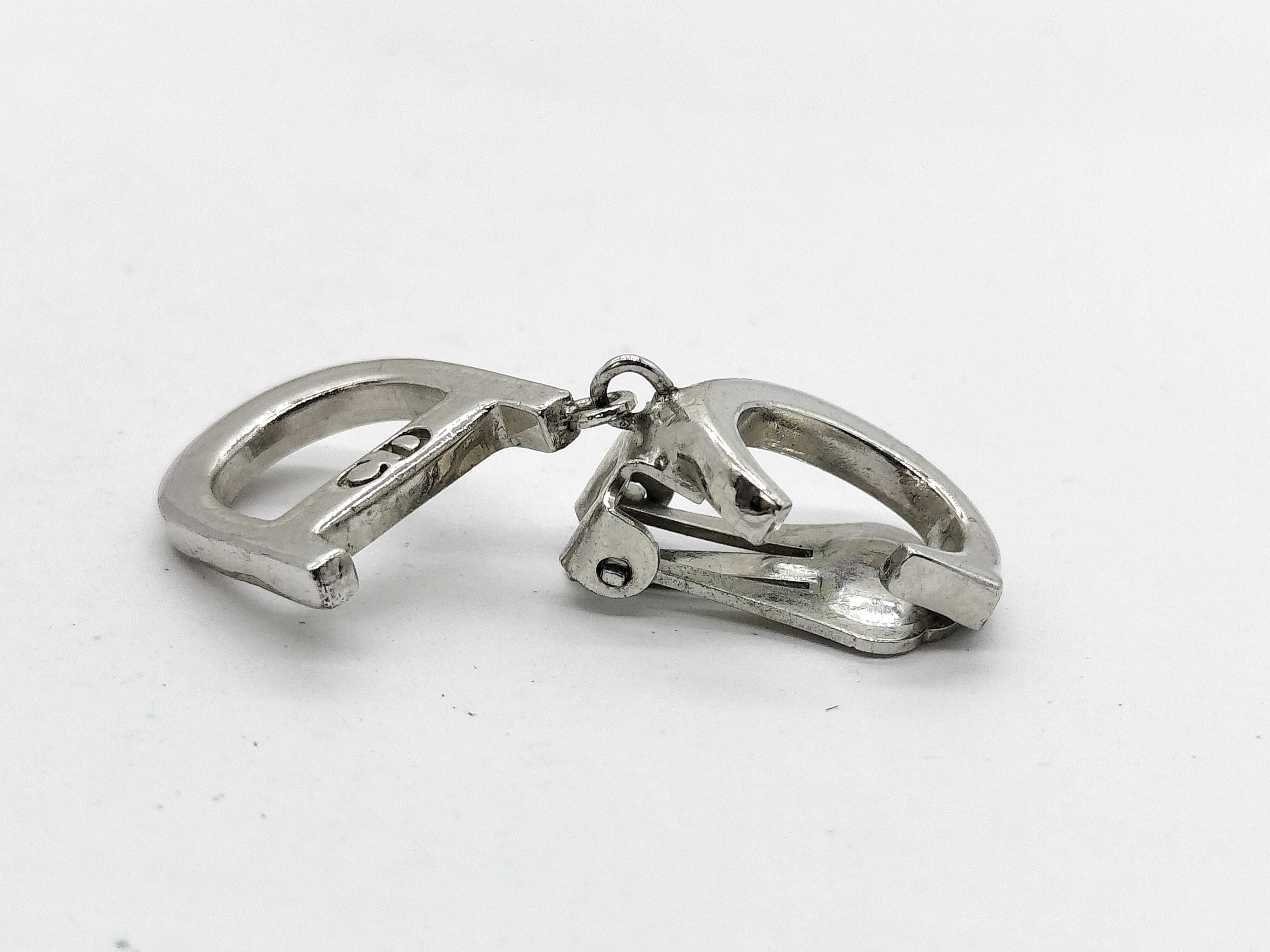 CD Silver Earrings — view 2