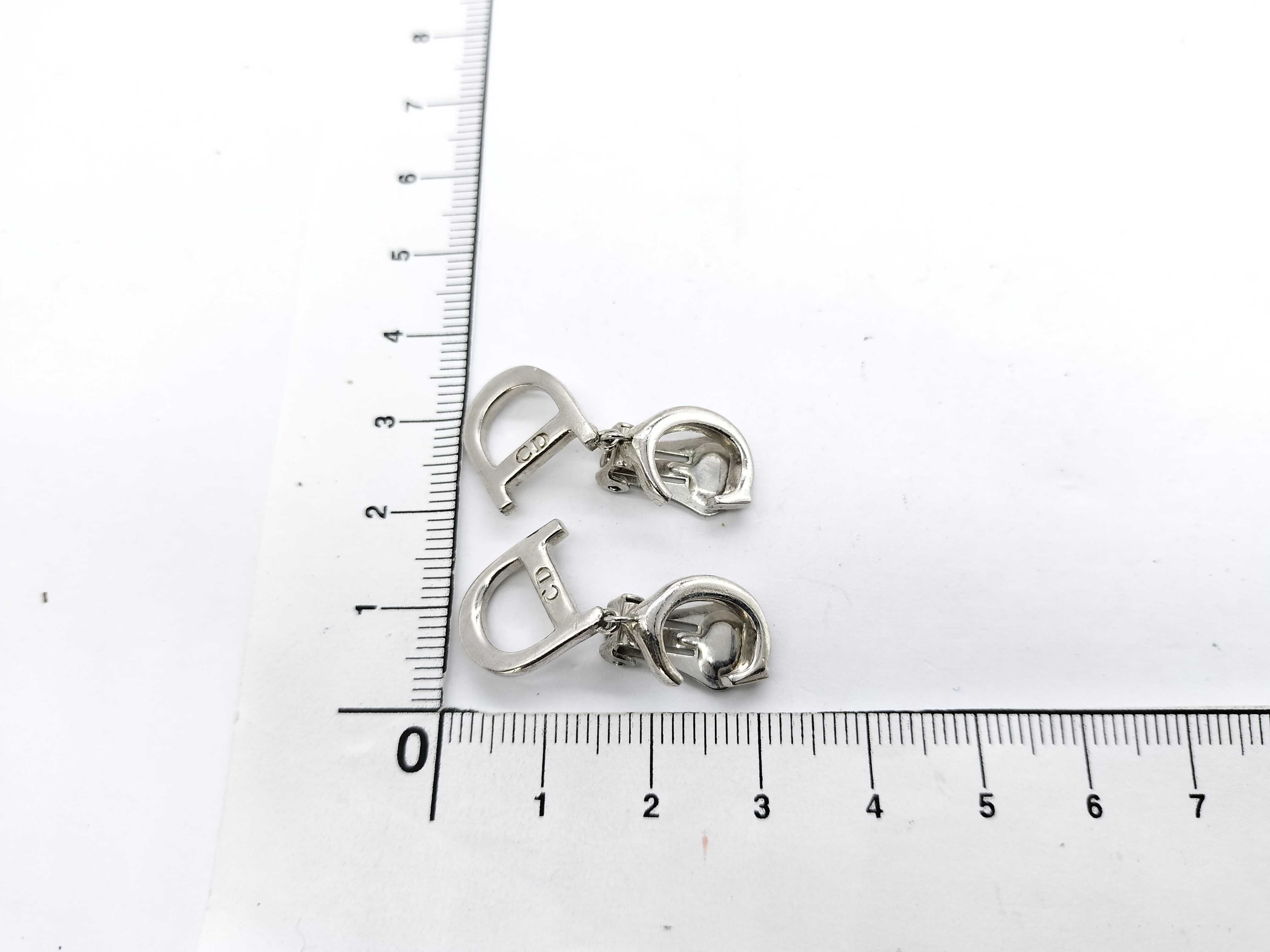 CD Silver Earrings — view 6