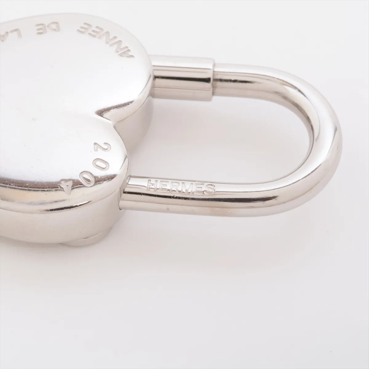 2004 ANNEE DE LA FANTAISIE Fantasy Heart Charm, Metal, Silver. Shows signs of wear, — view 3