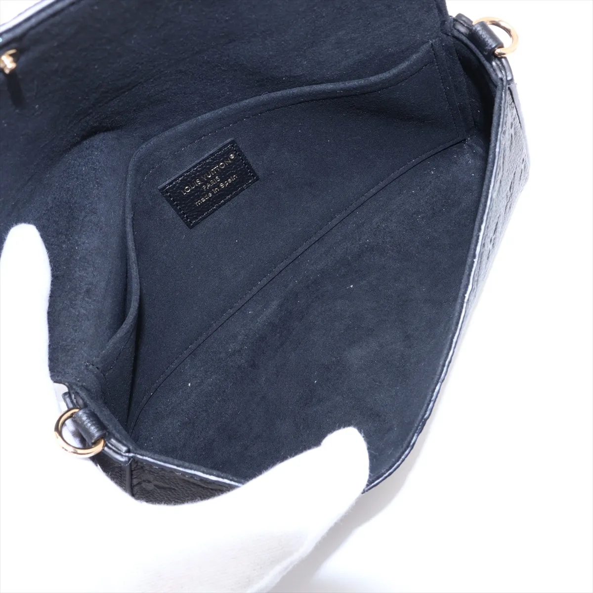 Monogram Empreinte Pochette Felicie M64064 Black (RFID detected) — view 6