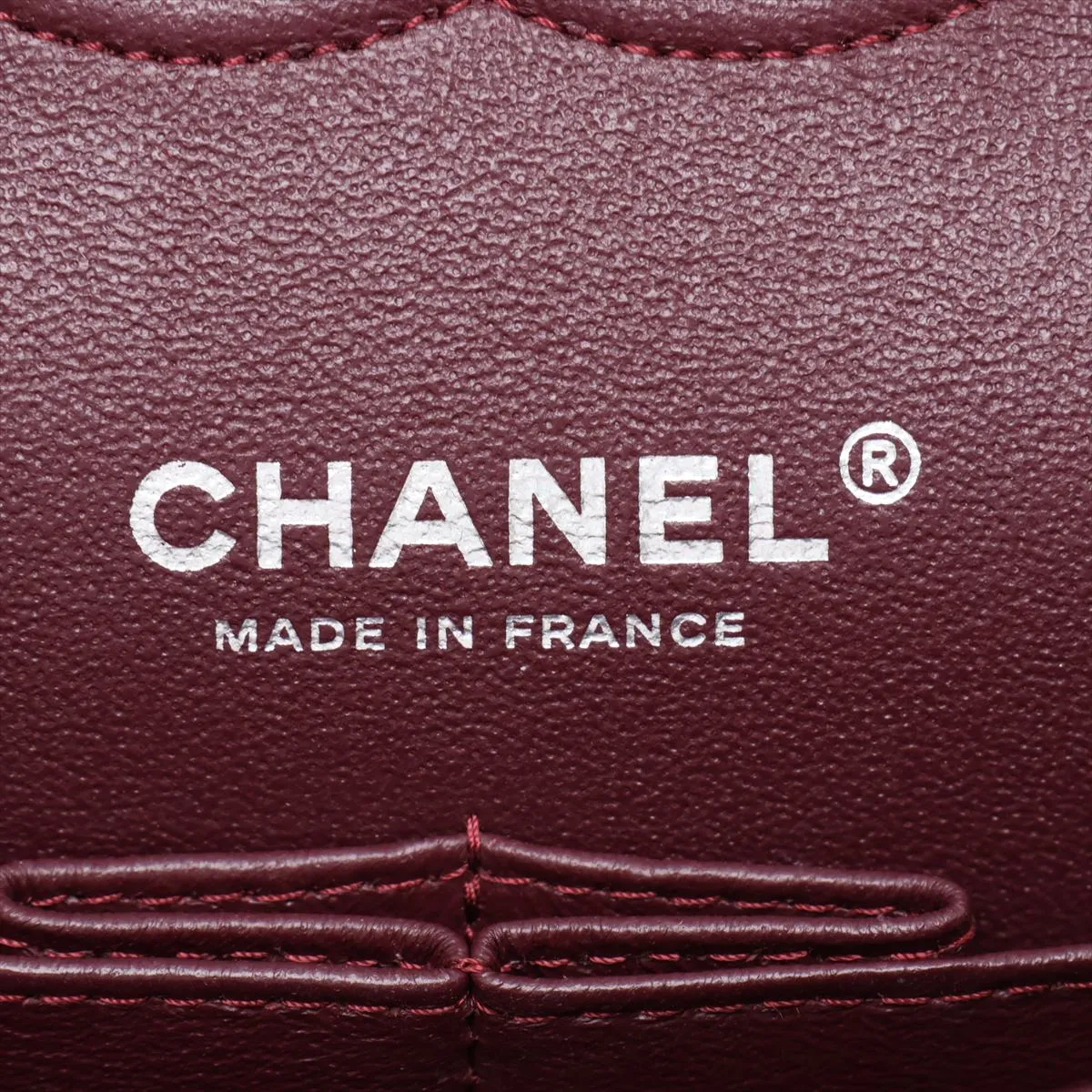 [Individually packaged] Chanel Matelassé 25 Lambskin Double Flap Double Chain Bag, Black with Silver Hardware, 28117680, Serial Number 28, A01112 — view 11