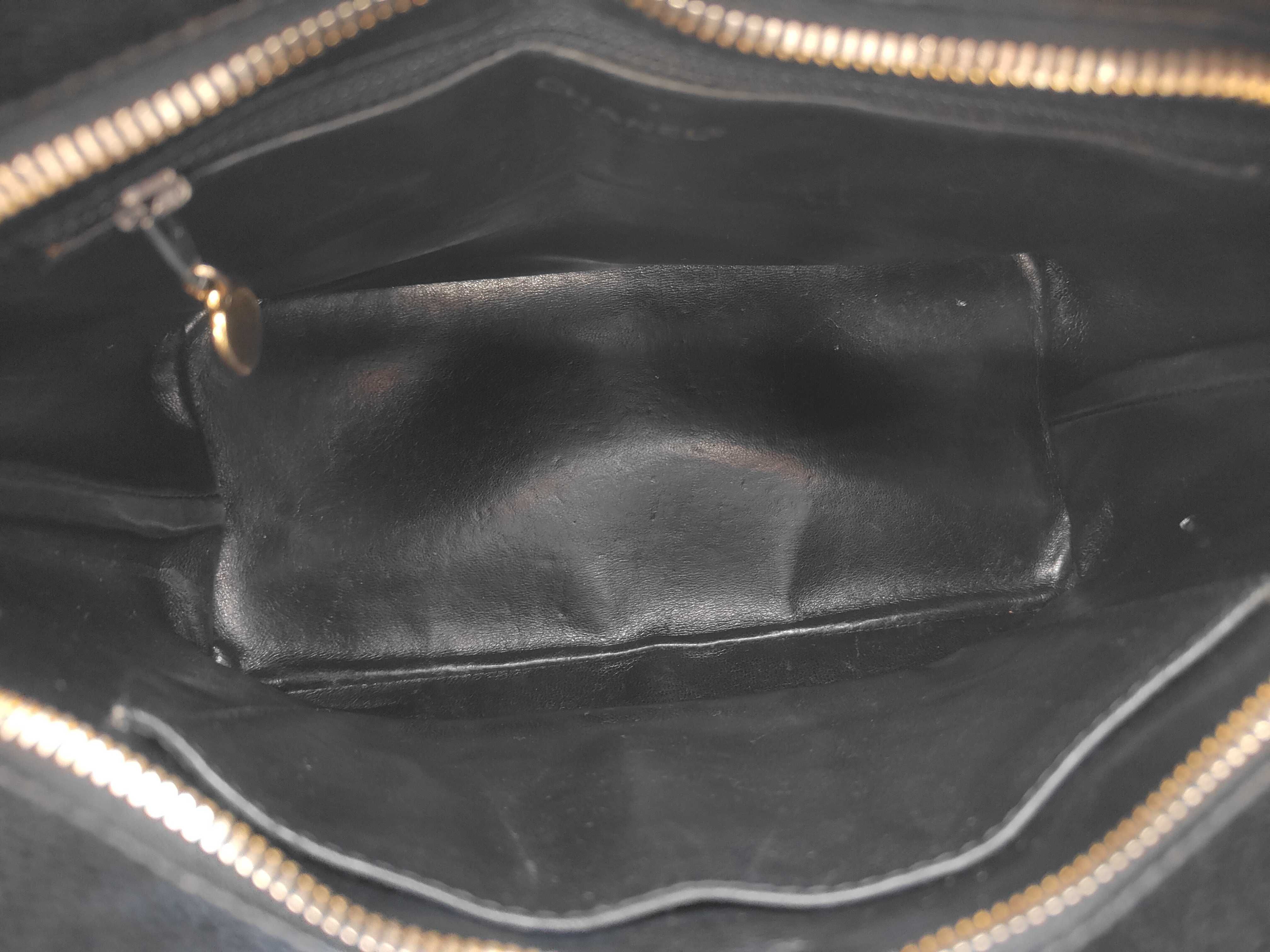 Caviar Skin Reissue Tote Bag (Black) — view 8