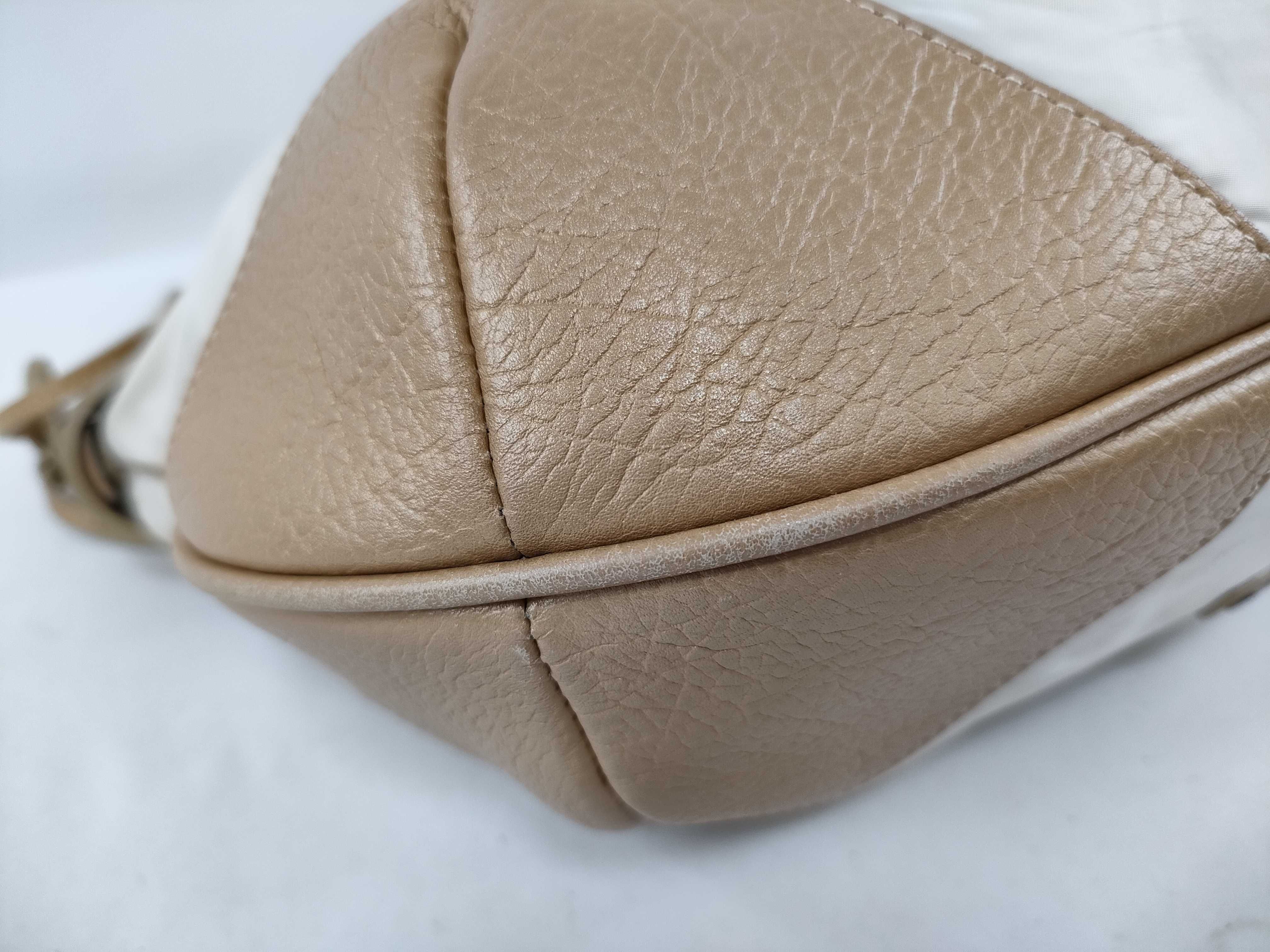 Nylon One-Shoulder Bag with Inner Pocket, Nova Check Pattern — view 4