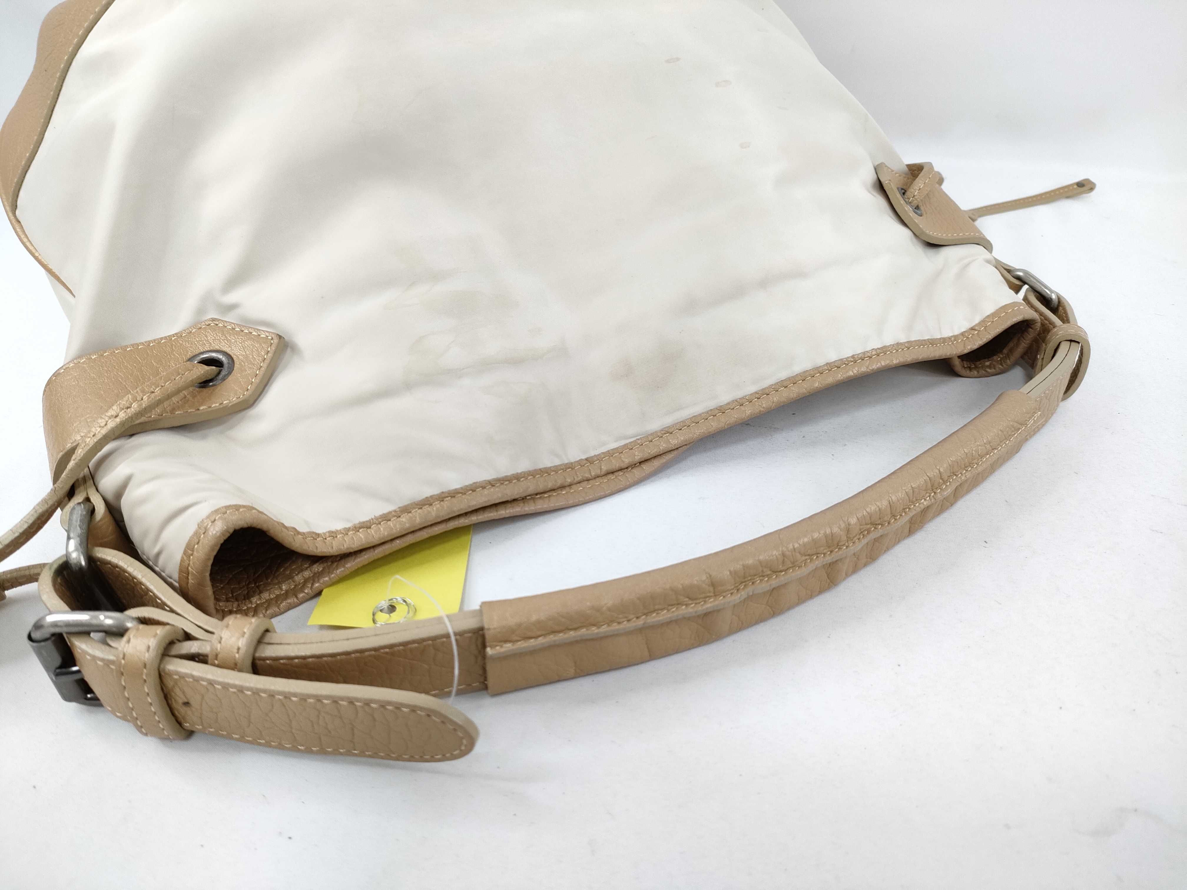 Nylon One-Shoulder Bag with Inner Pocket, Nova Check Pattern — view 5