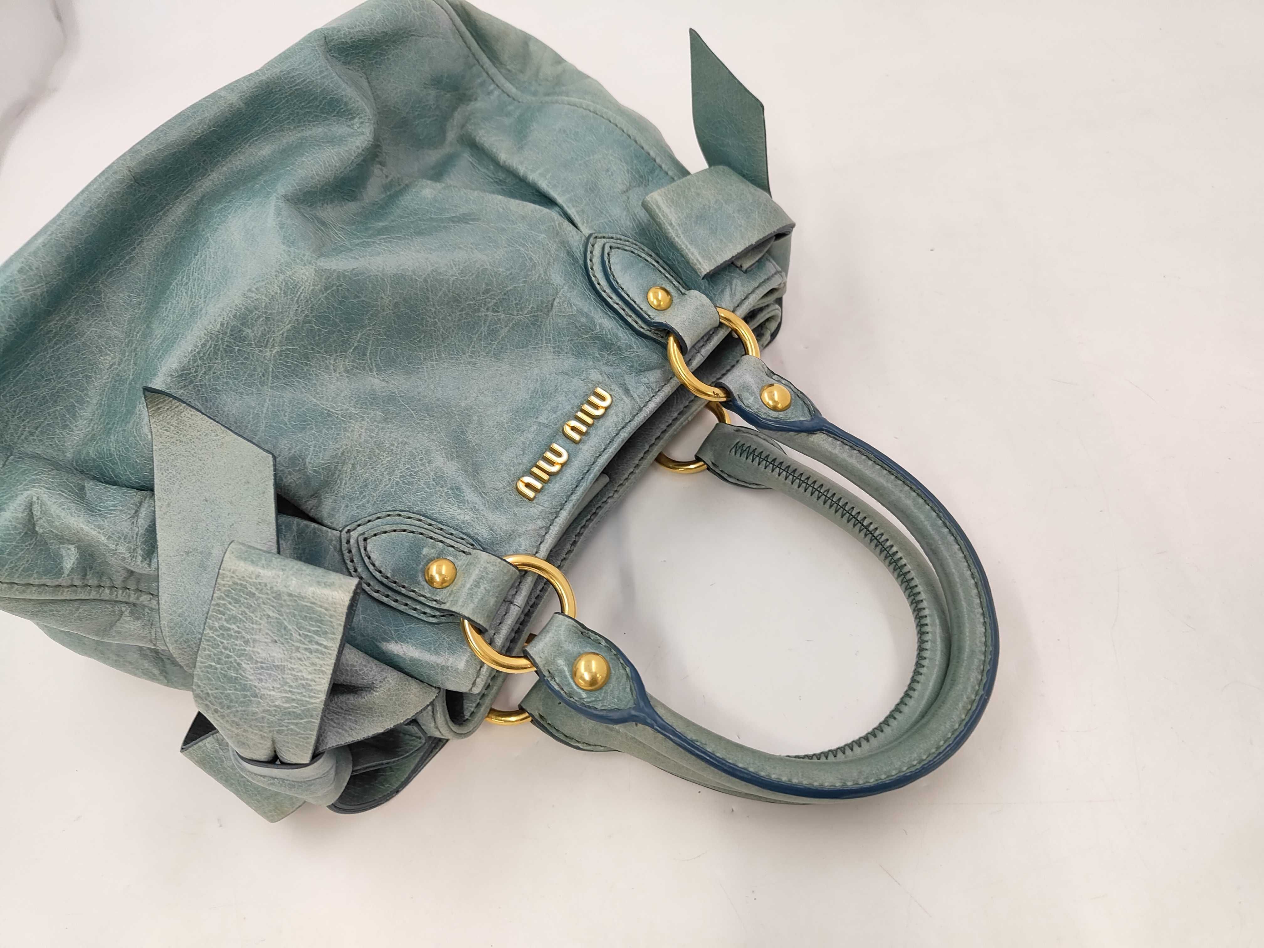 Vitello Luxe Black Charm Accessory Pouch Handbag — view 5