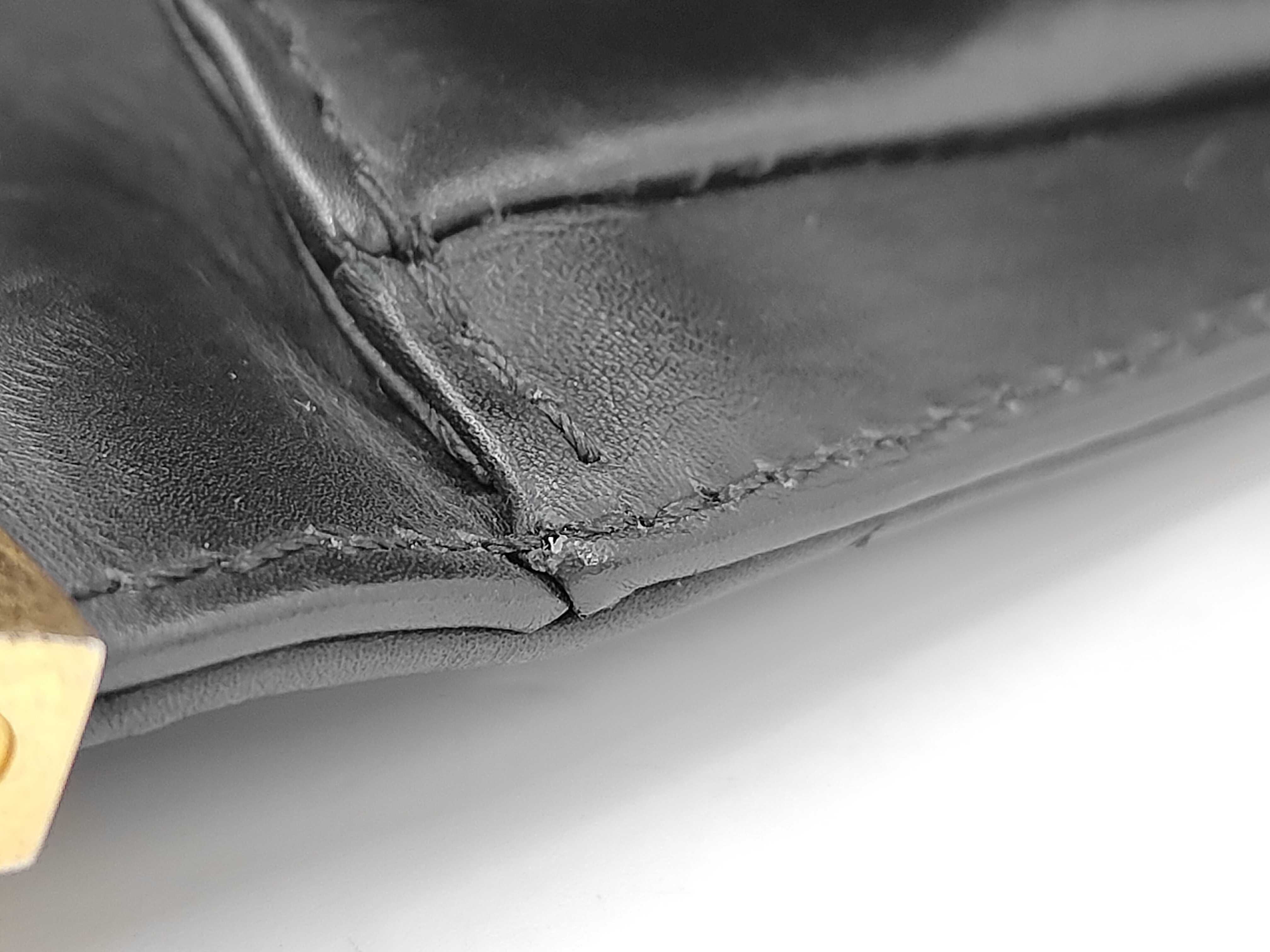 Lambskin Black Boy Chanel Shoulder Bag (Serial Number 17) — view 12