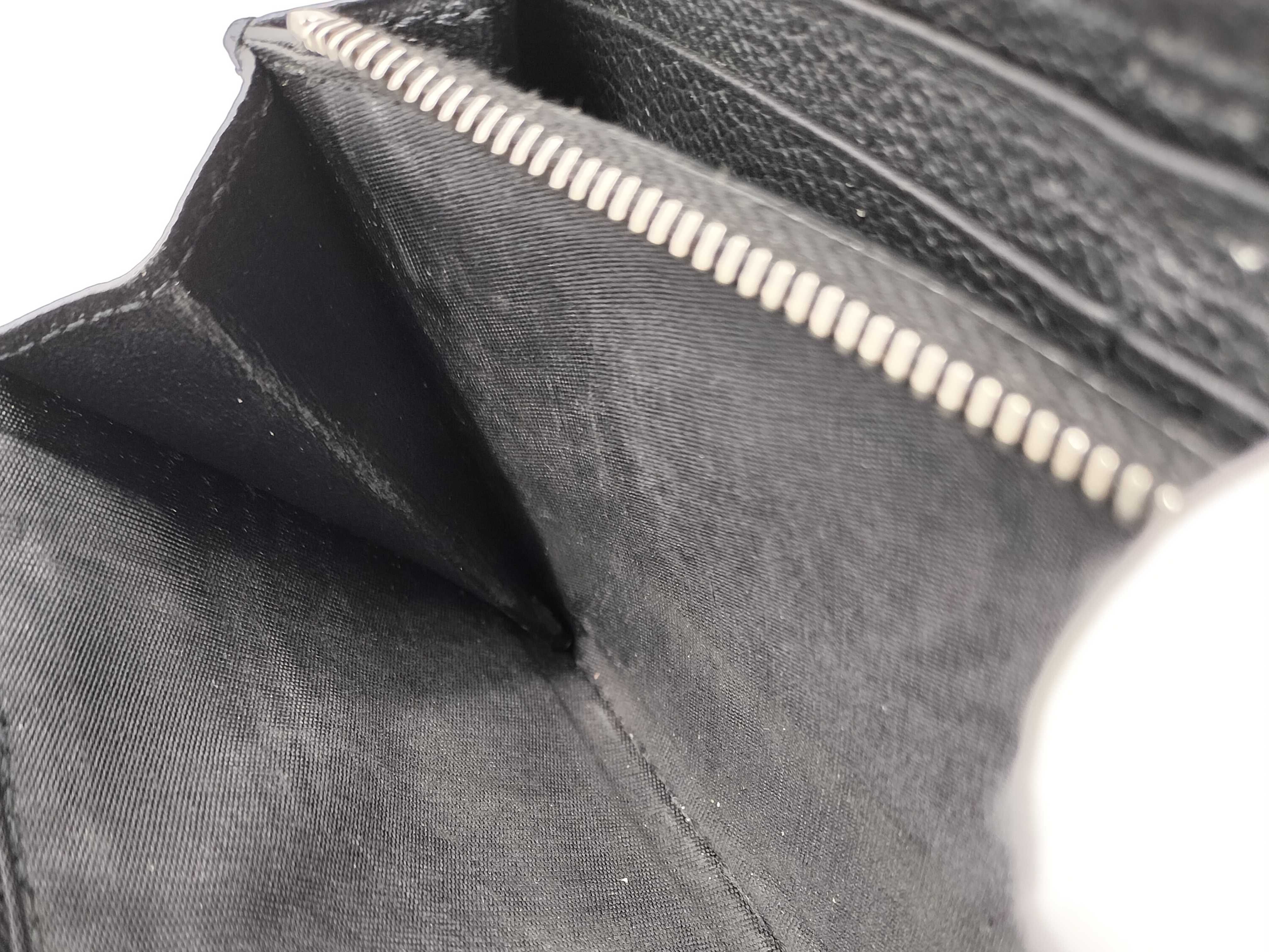 Leather Round Zip Long Wallet — view 11