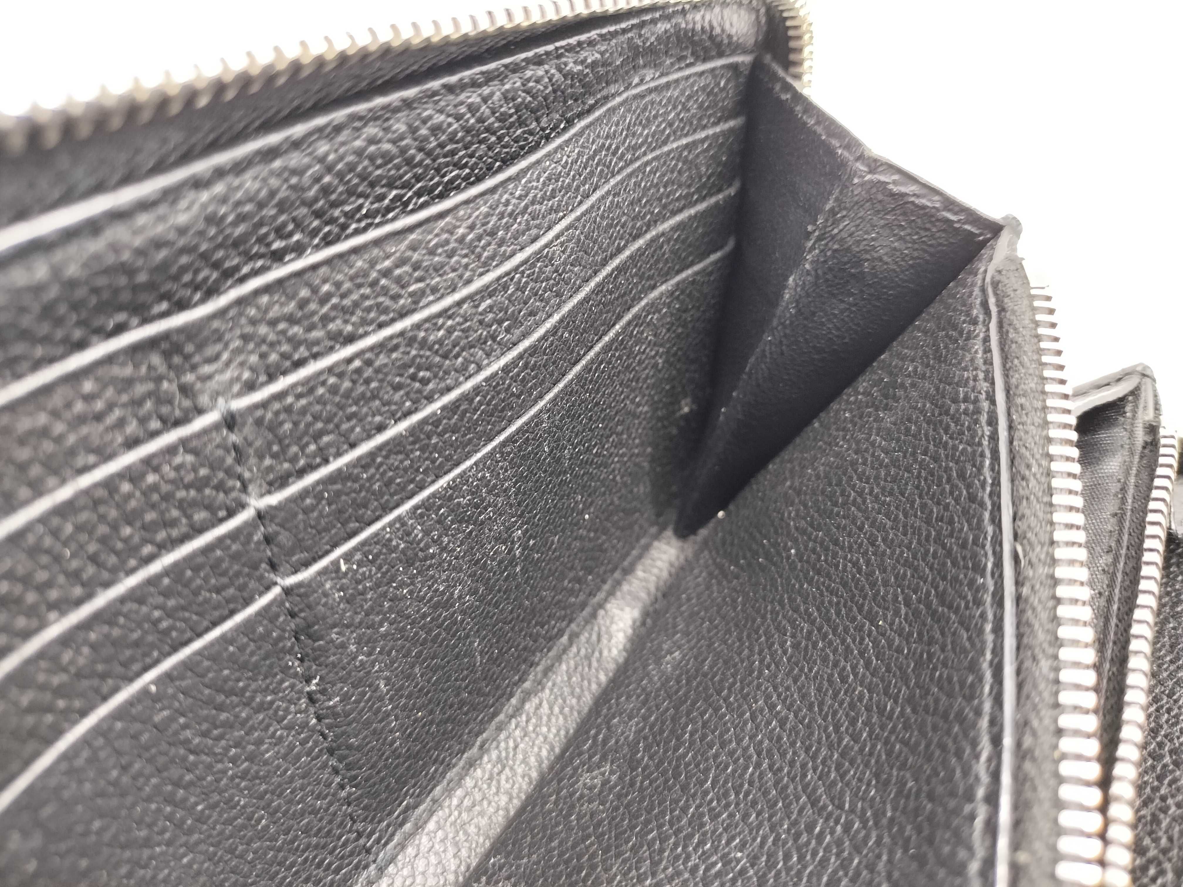 Leather Round Zip Long Wallet — view 12