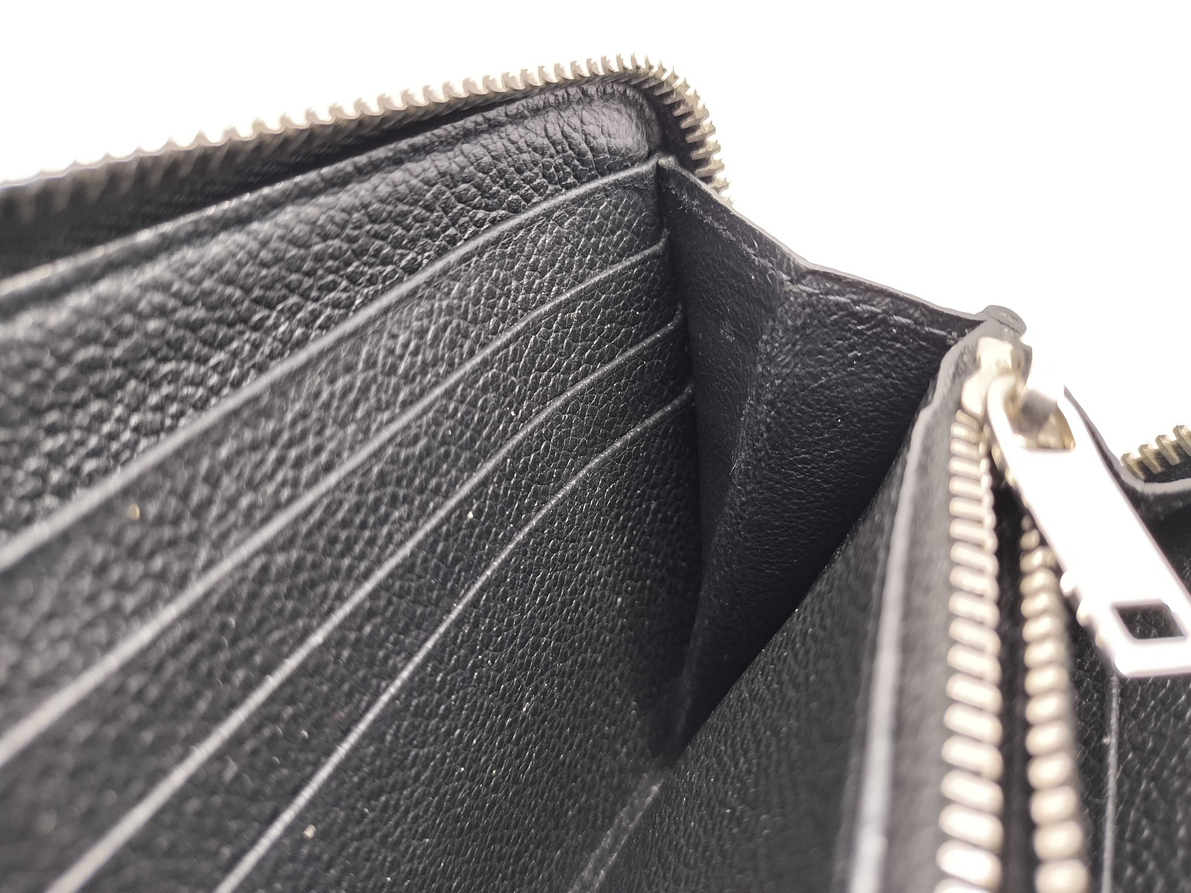 Leather Round Zip Long Wallet — view 13