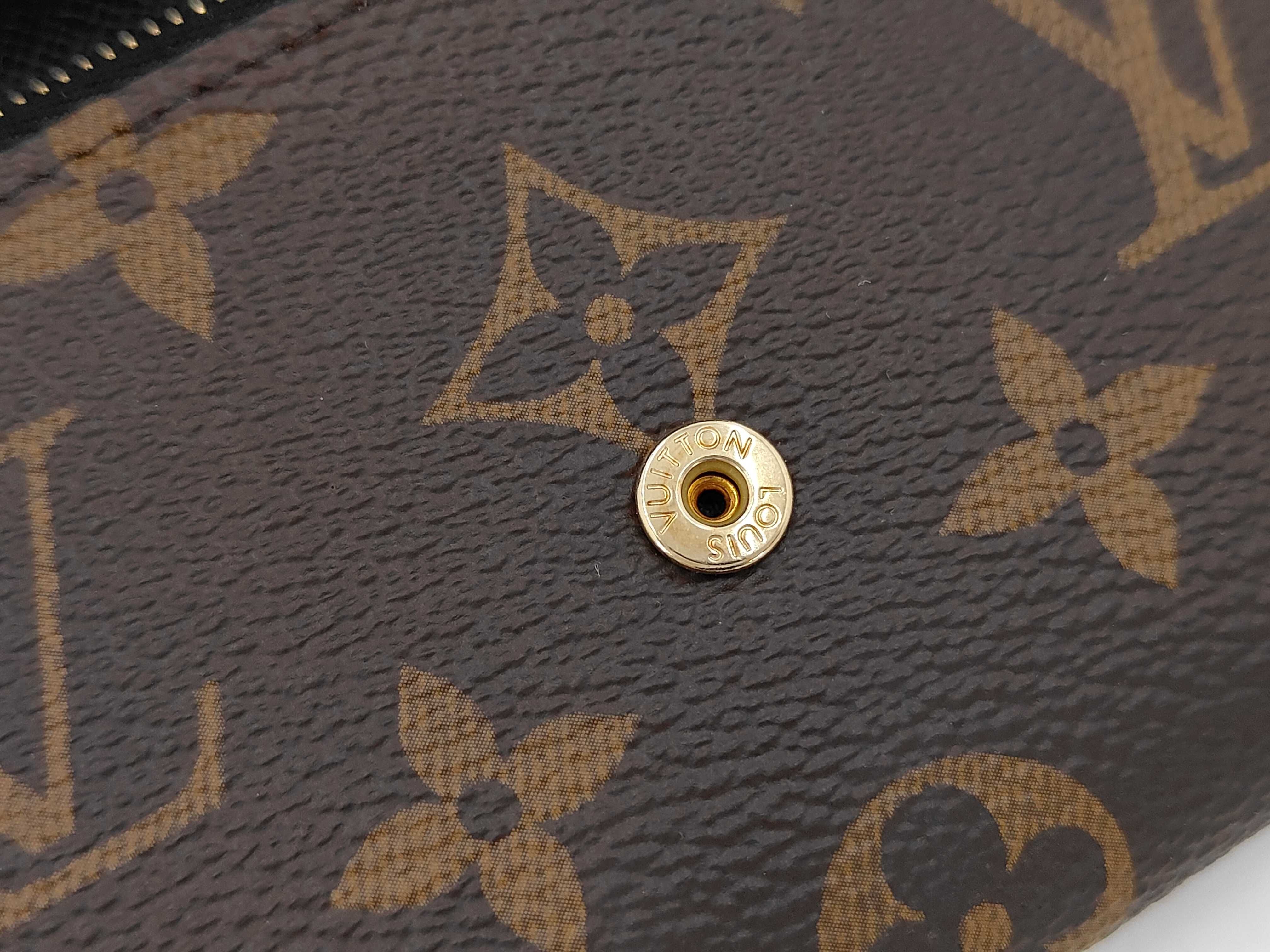 Monogram Reverse Portemonnaie Rosalie M82333 RFID Coin Case — view 7