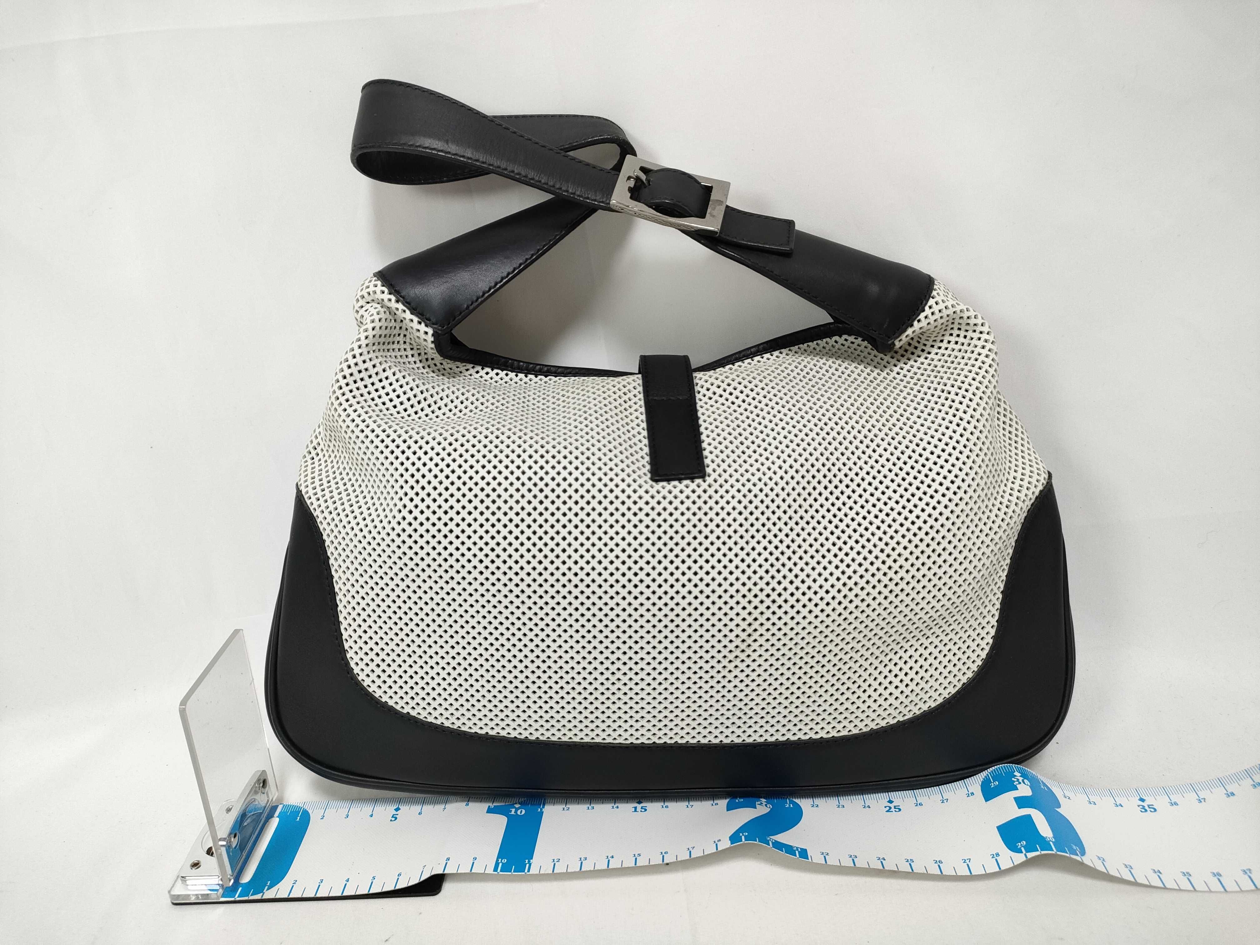 Jackie White Mesh Waist Bag Handbag — view 2