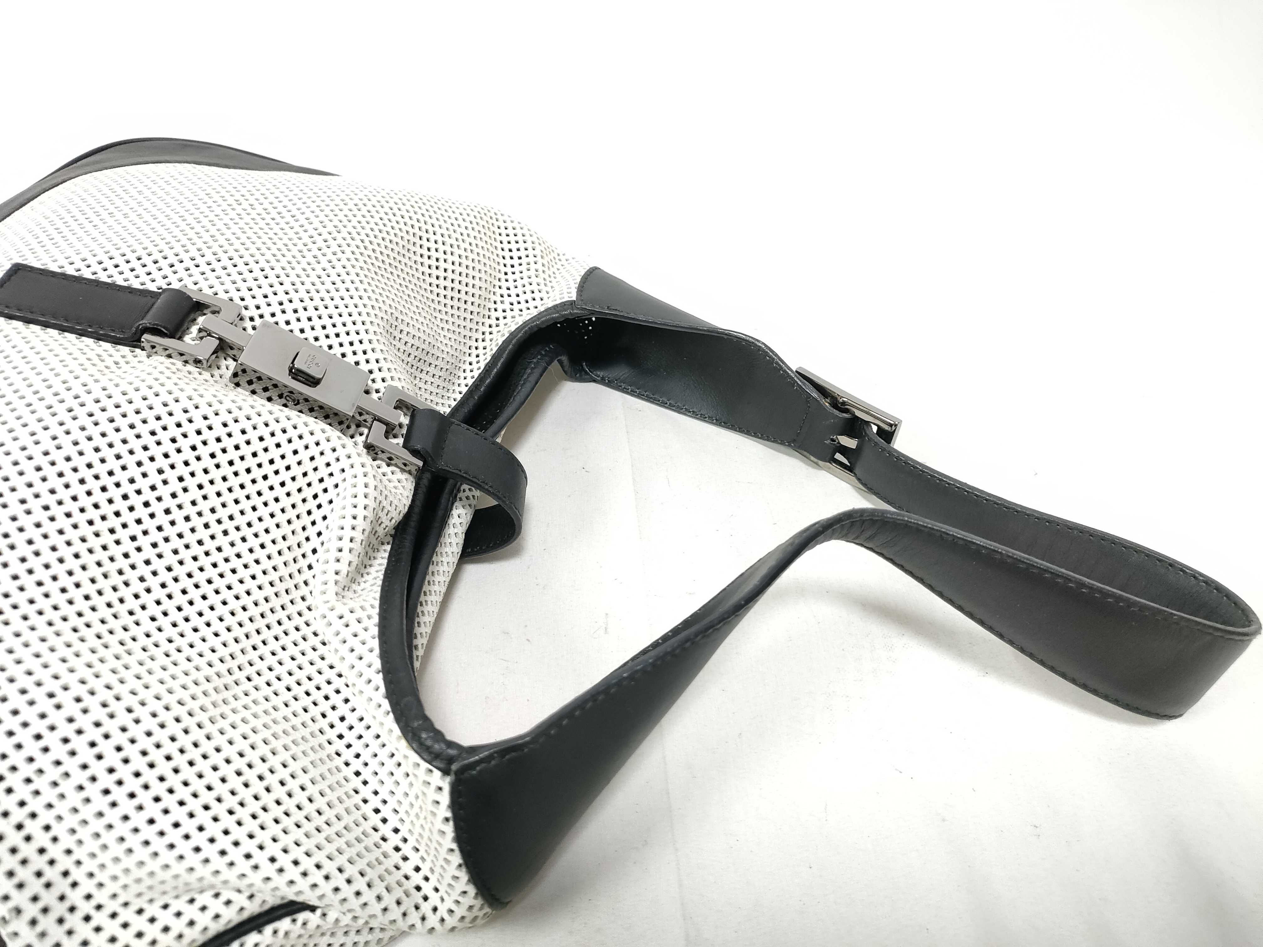 Jackie White Mesh Waist Bag Handbag — view 12