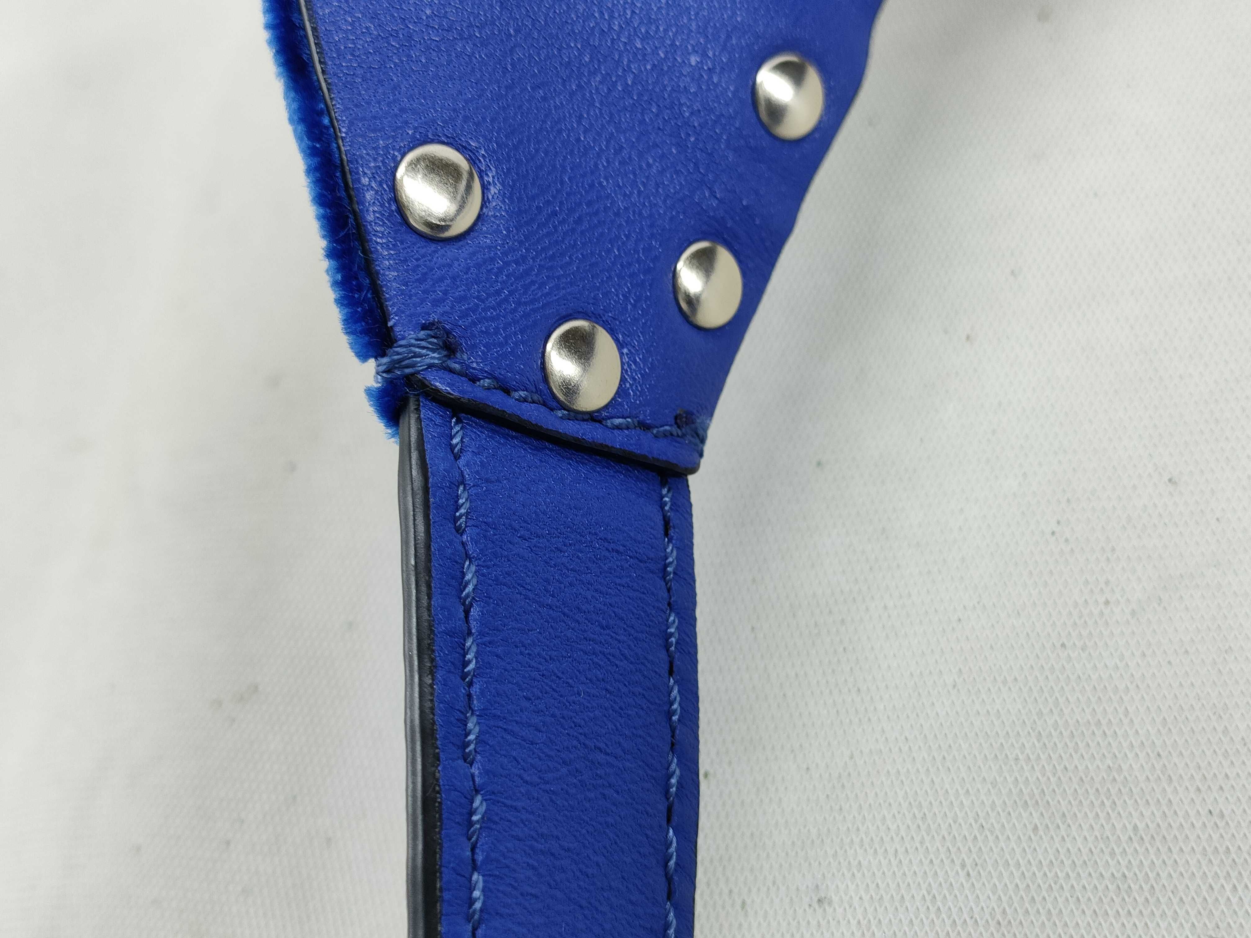 Rockstud Blue Velour Leather Waist Bag (Includes spare studs, dust bag, and booklet) — view 7