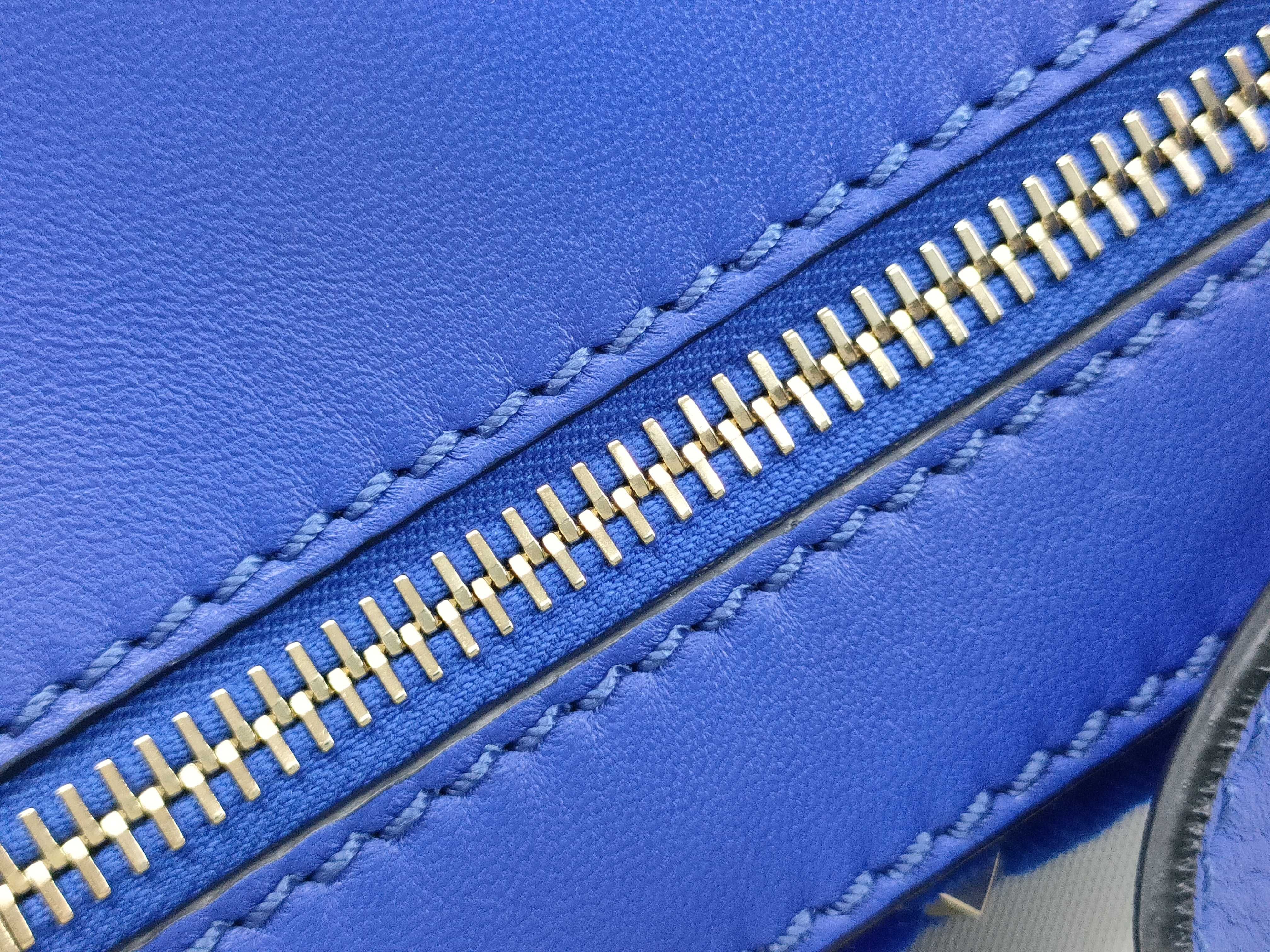 Rockstud Blue Velour Leather Waist Bag (Includes spare studs, dust bag, and booklet) — view 8