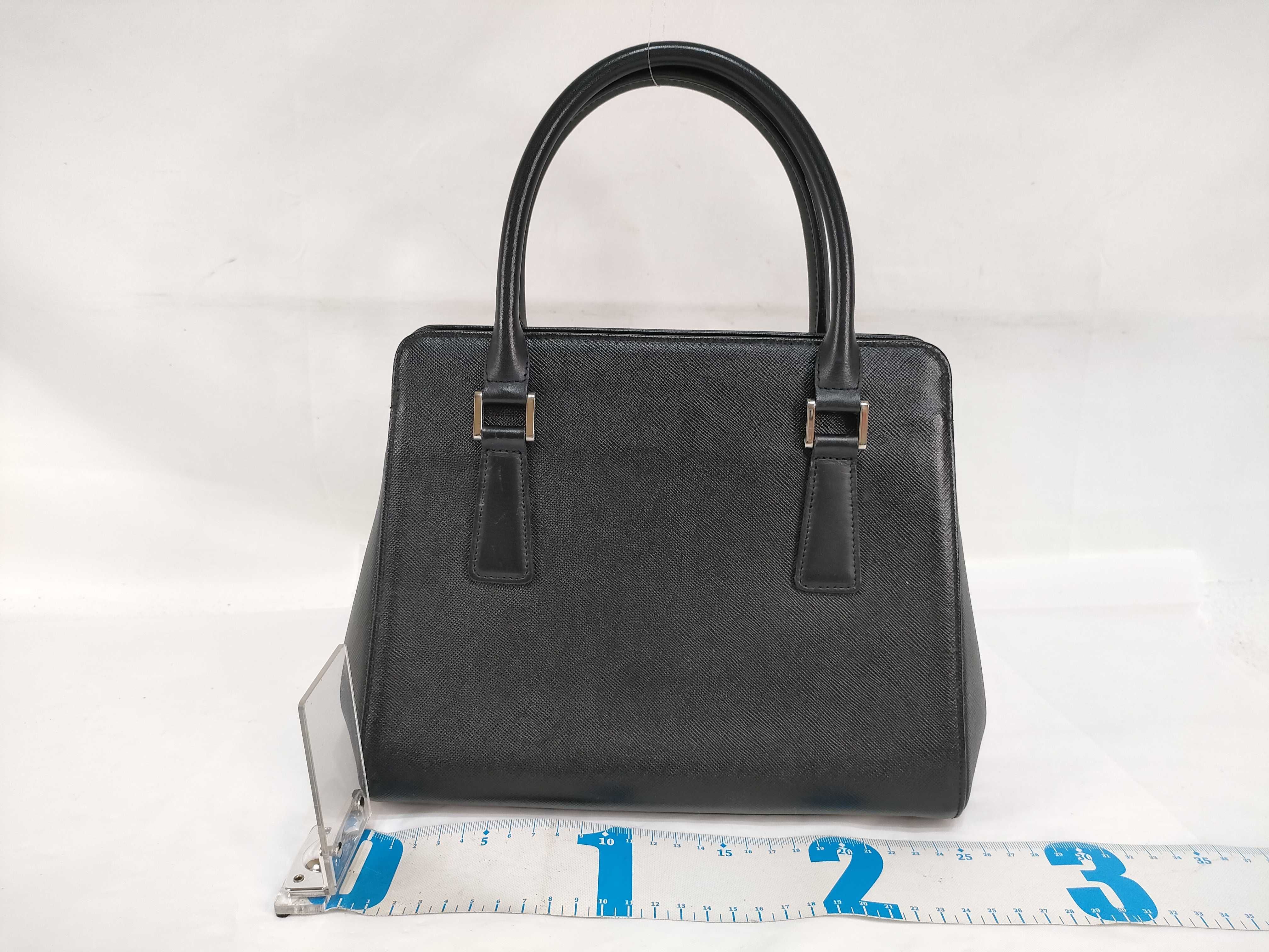 Nova Check Handbag, Black — view 2