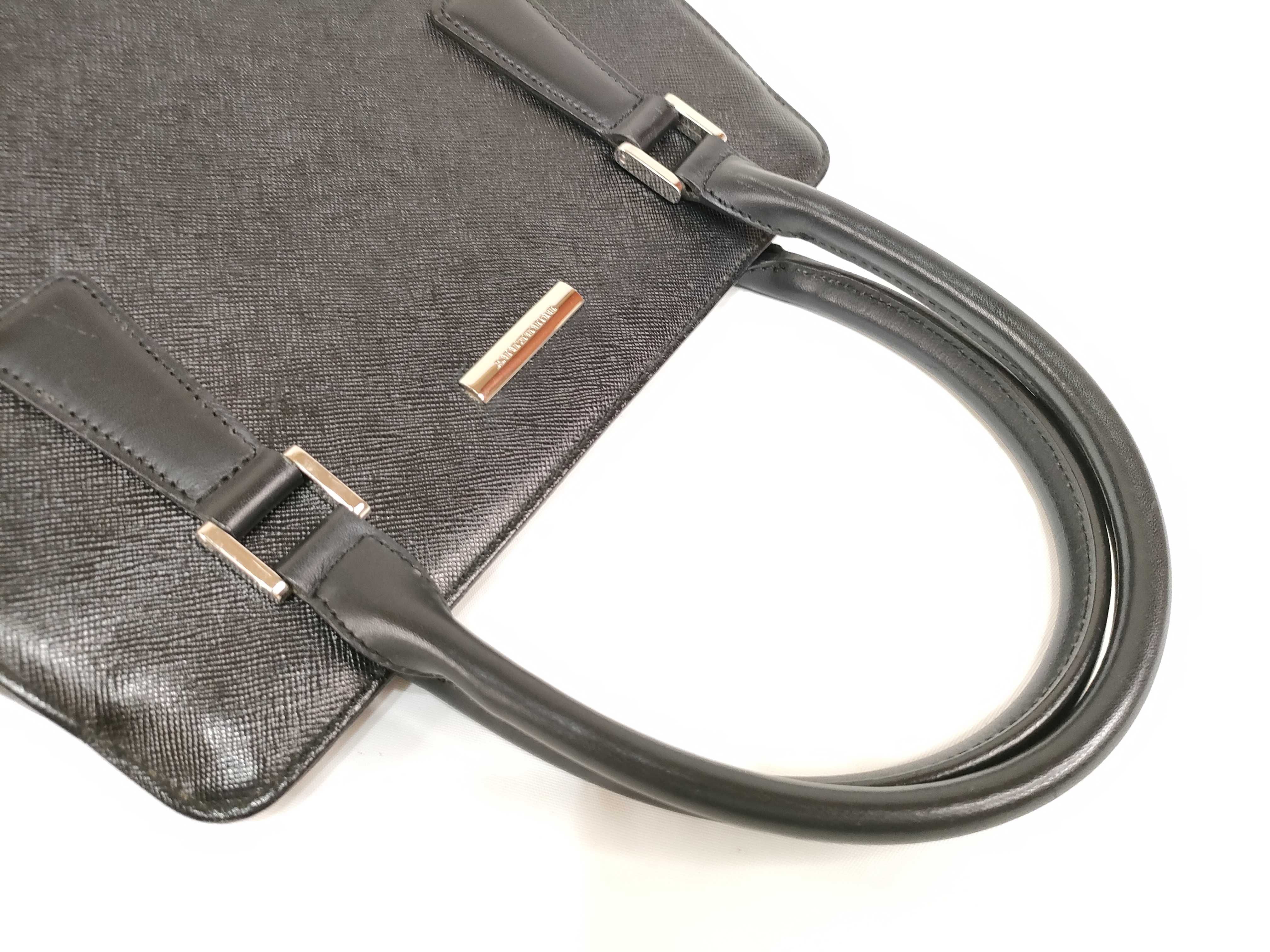 Nova Check Handbag, Black — view 3