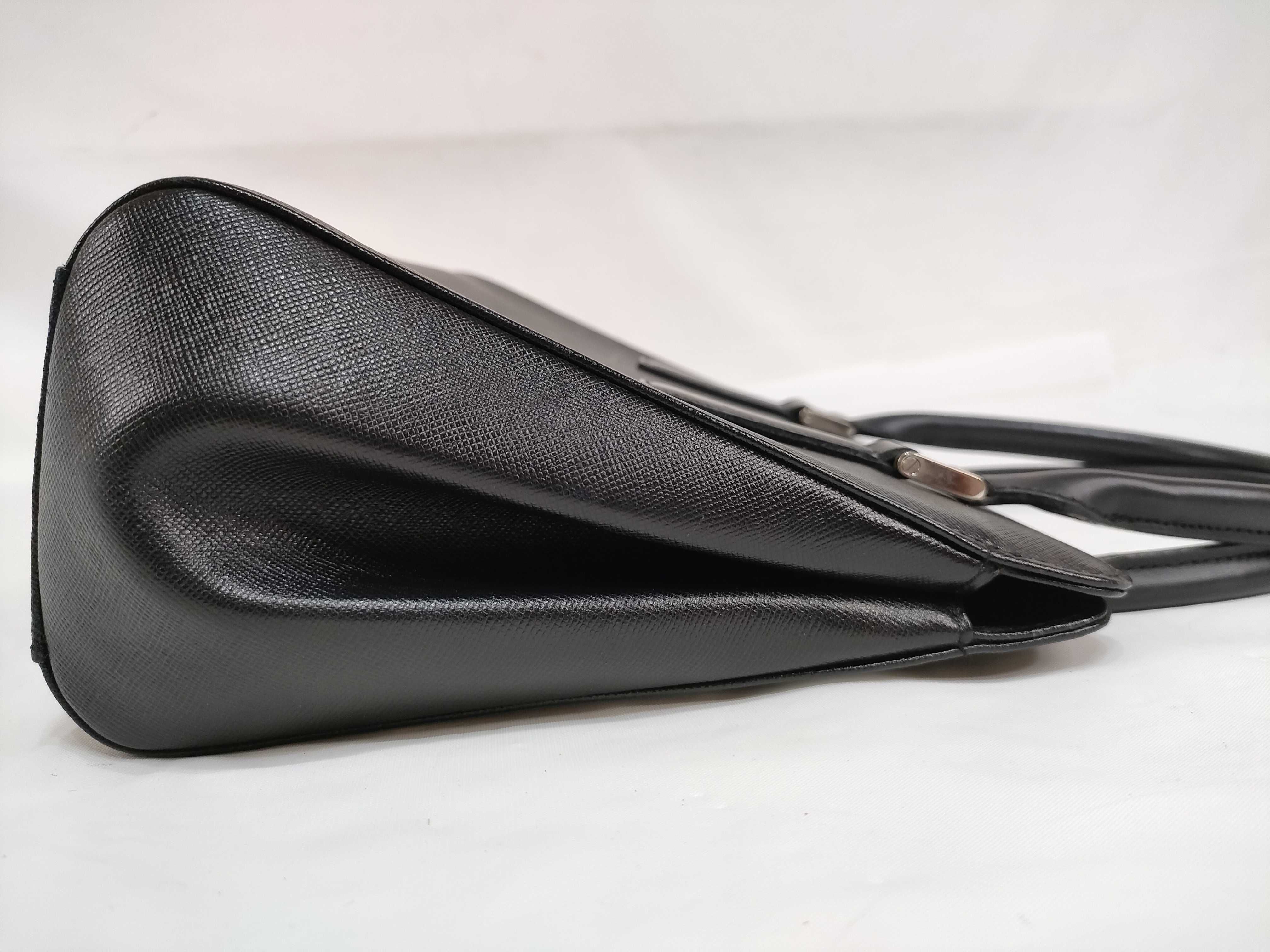 Nova Check Handbag, Black — view 7
