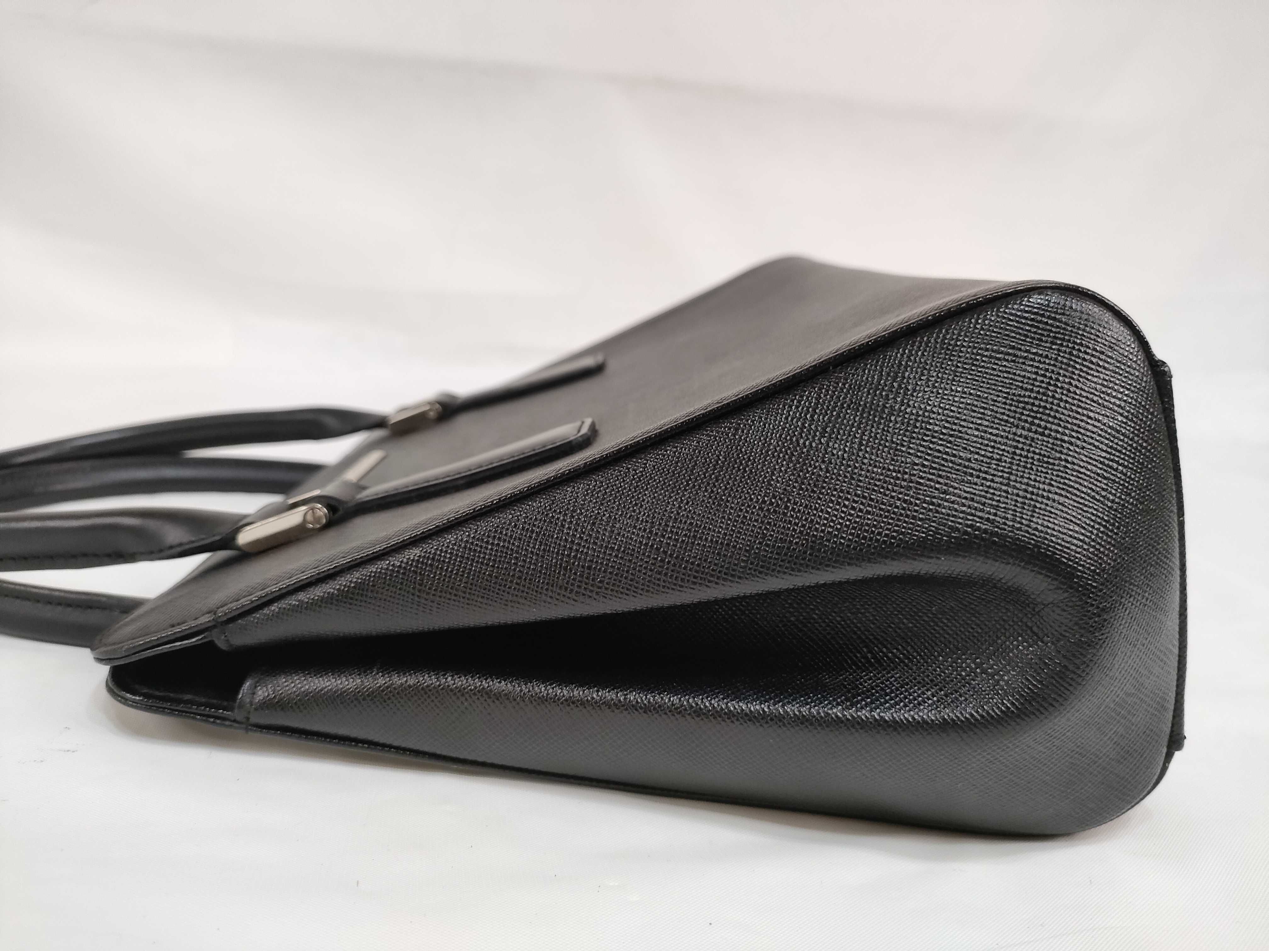 Nova Check Handbag, Black — view 9