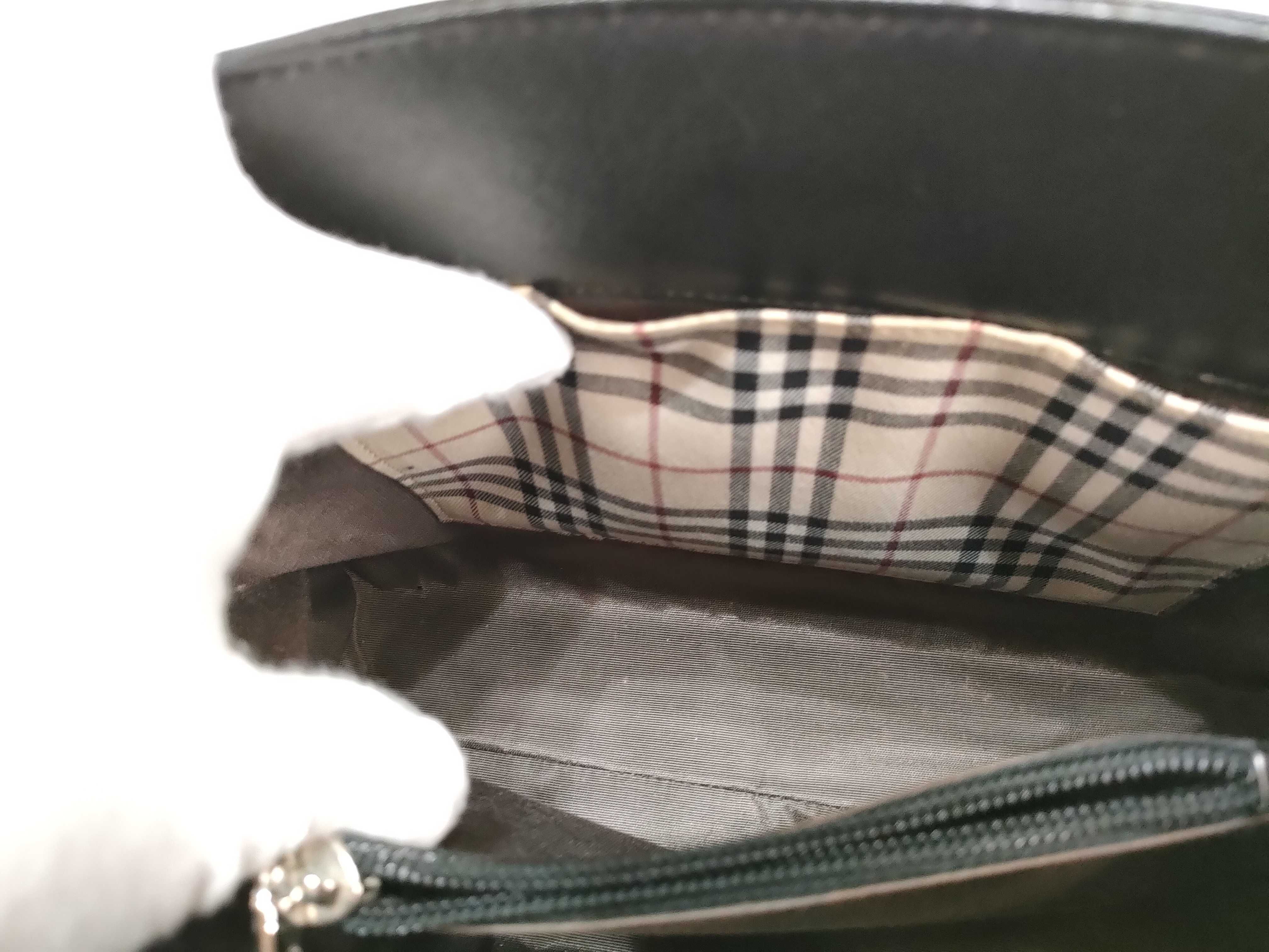 Nova Check Handbag, Black — view 10