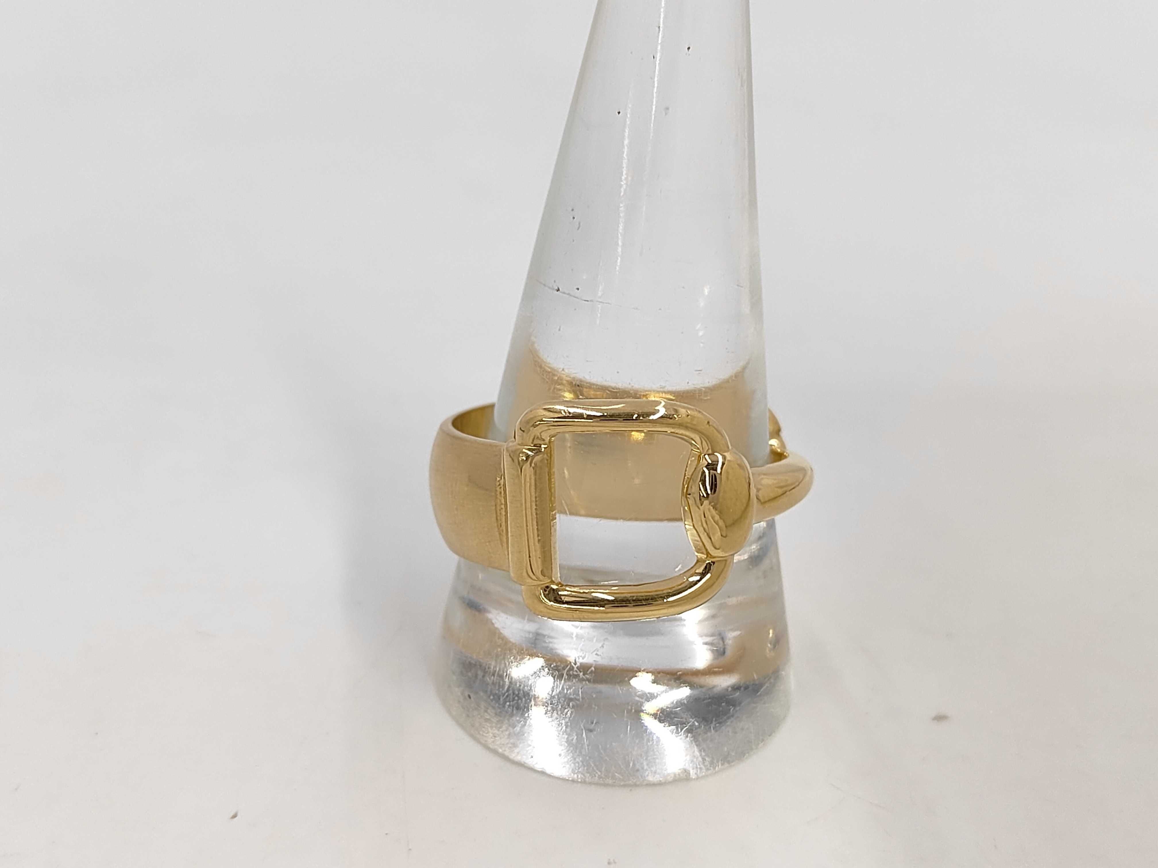 Horsebit Scarf Ring, Gold, Other Accessories, Rings