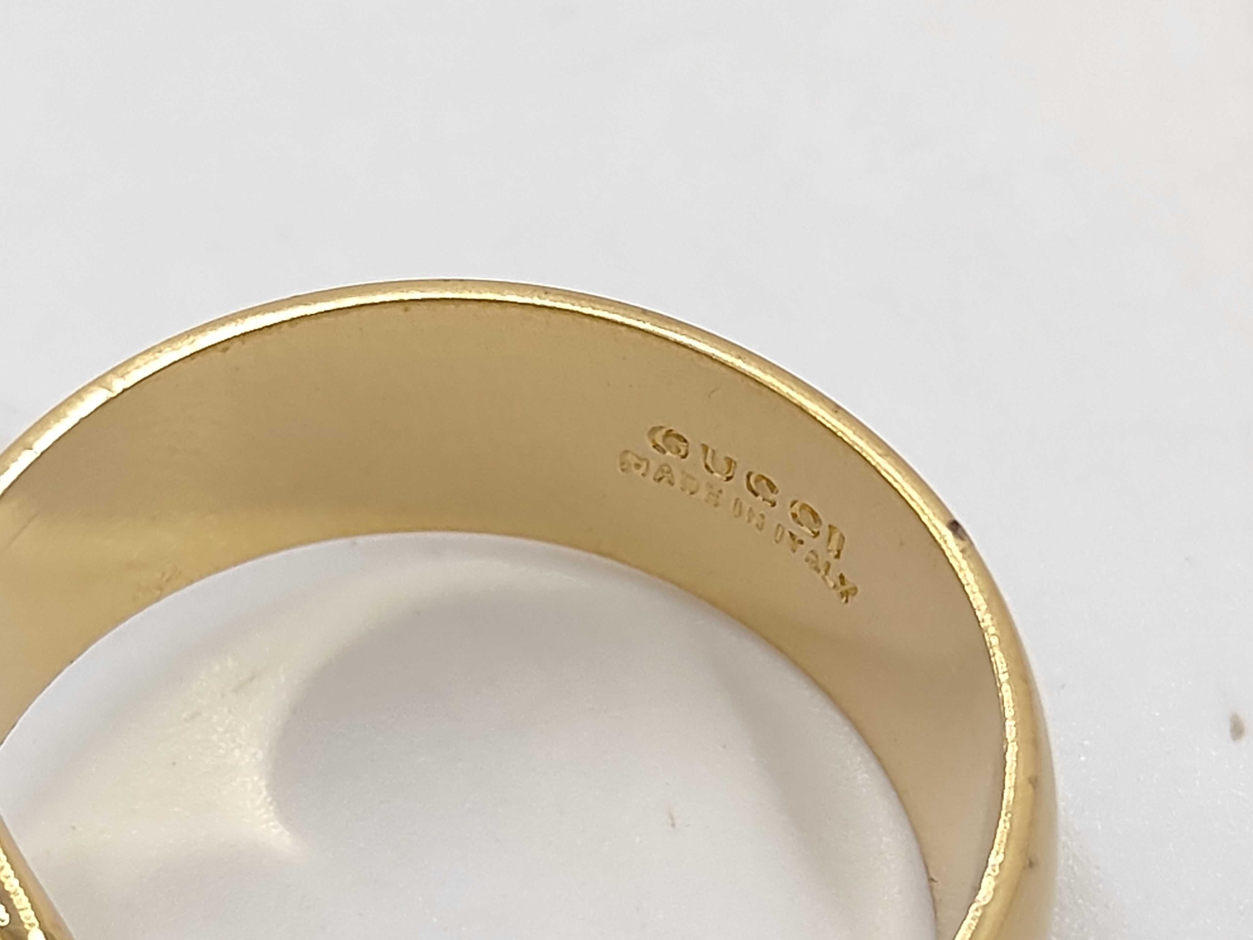 Horsebit Scarf Ring, Gold, Other Accessories, Rings — view 3