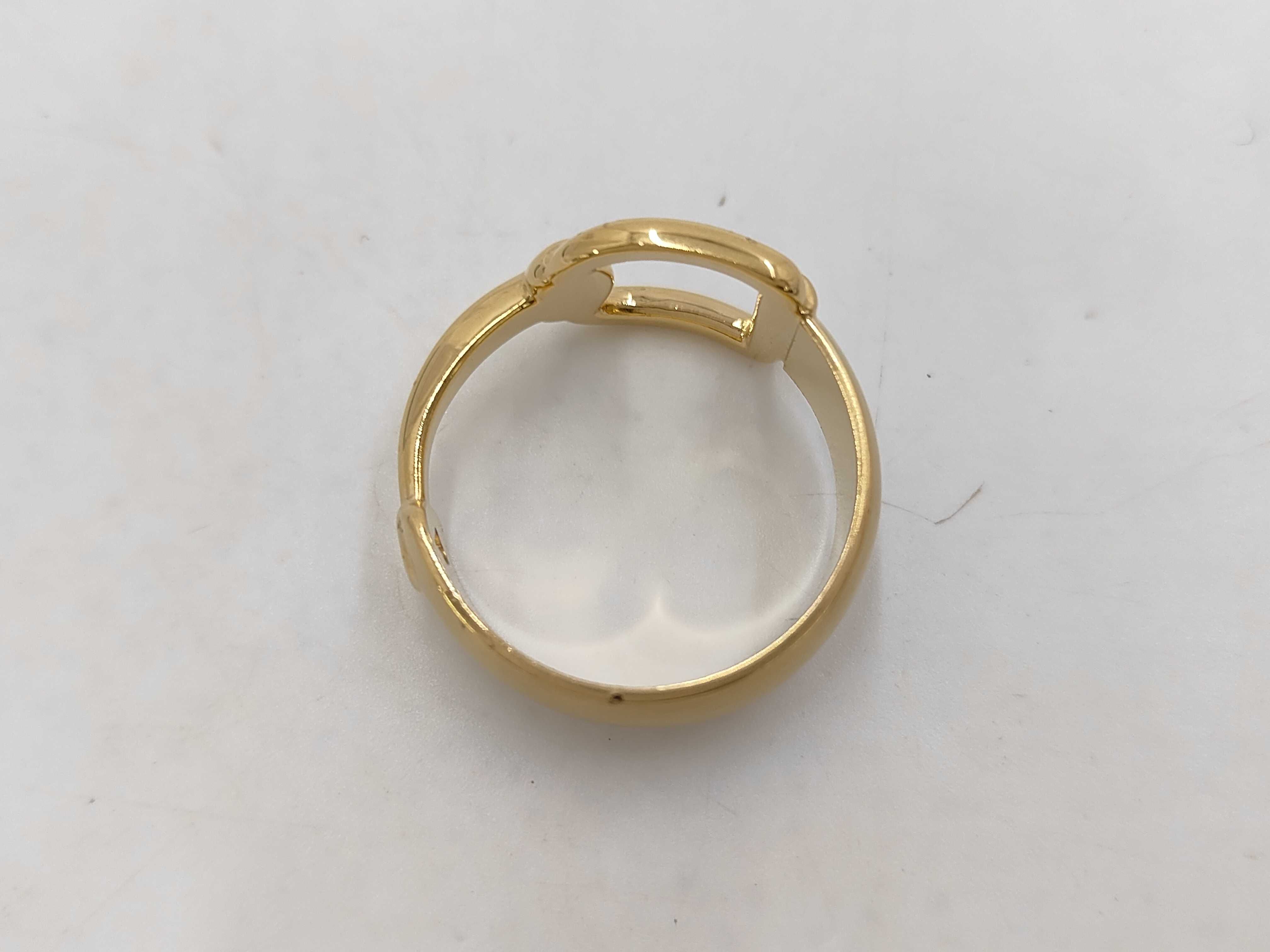 Horsebit Scarf Ring, Gold, Other Accessories, Rings — view 7