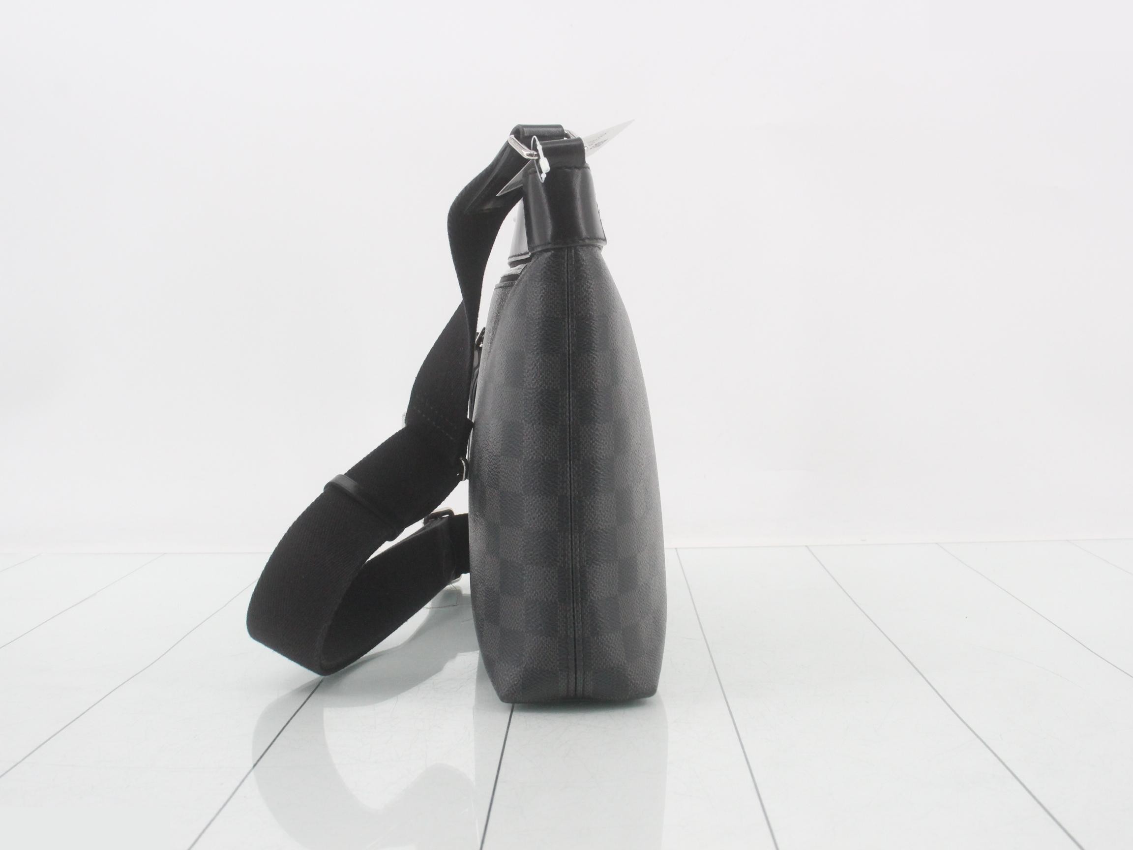 Damier Graphite Mick PM NM Shoulder Bag — view 3