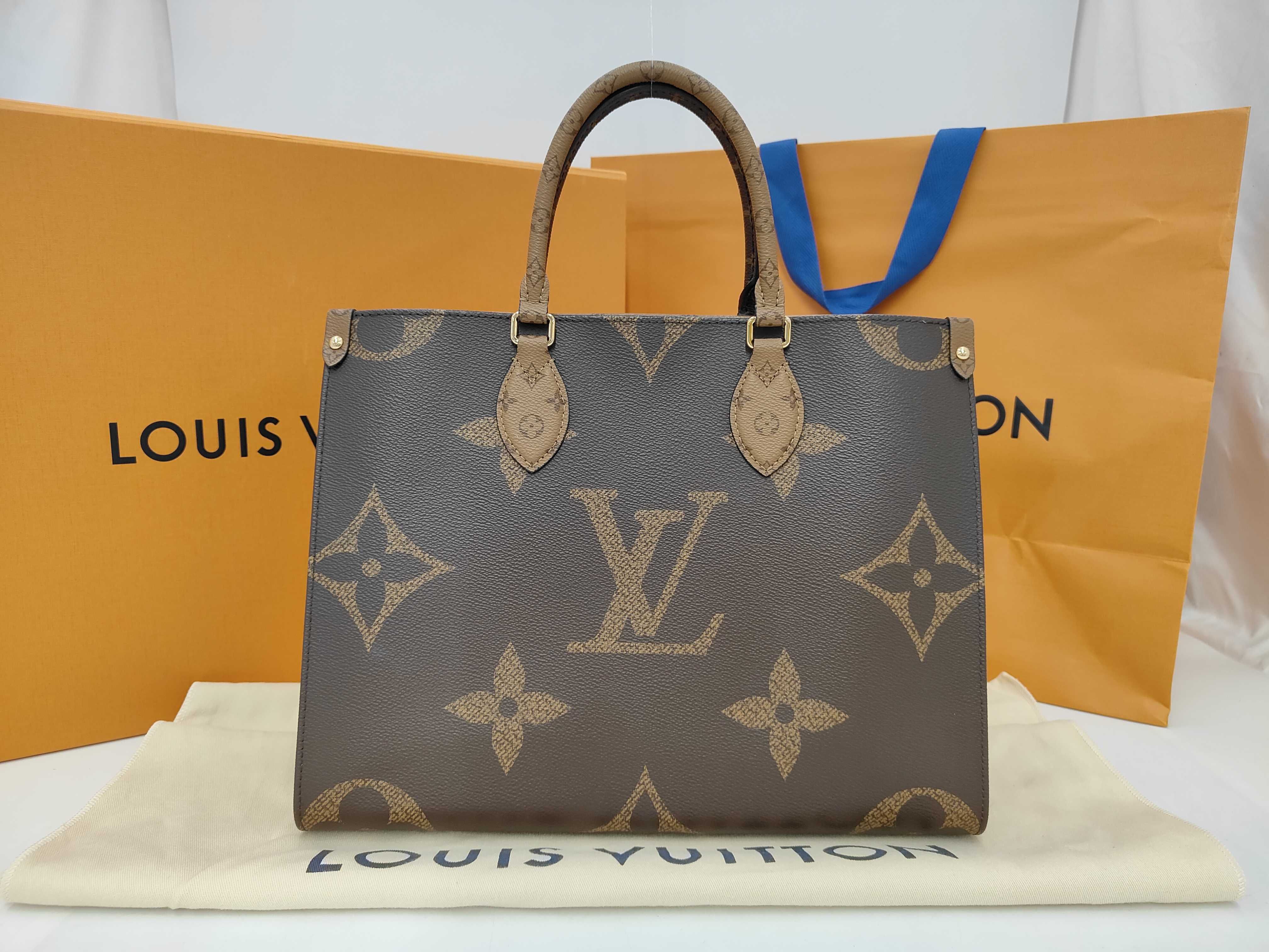 Monogram Giant Canvas OnTheGo MM Handbag