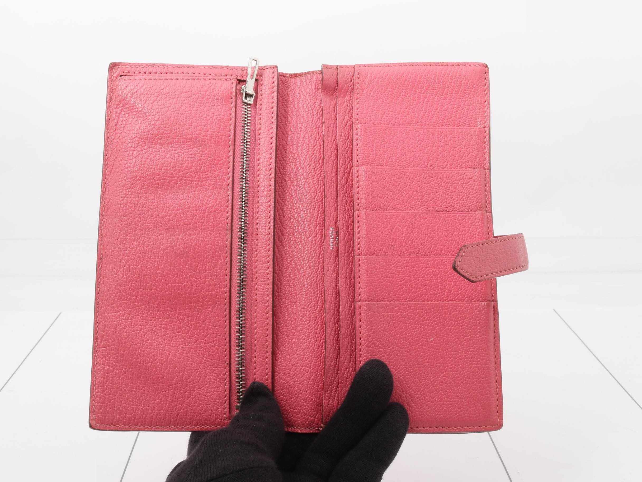 Bearn wallet by Hermes, stamped with "A". — view 4