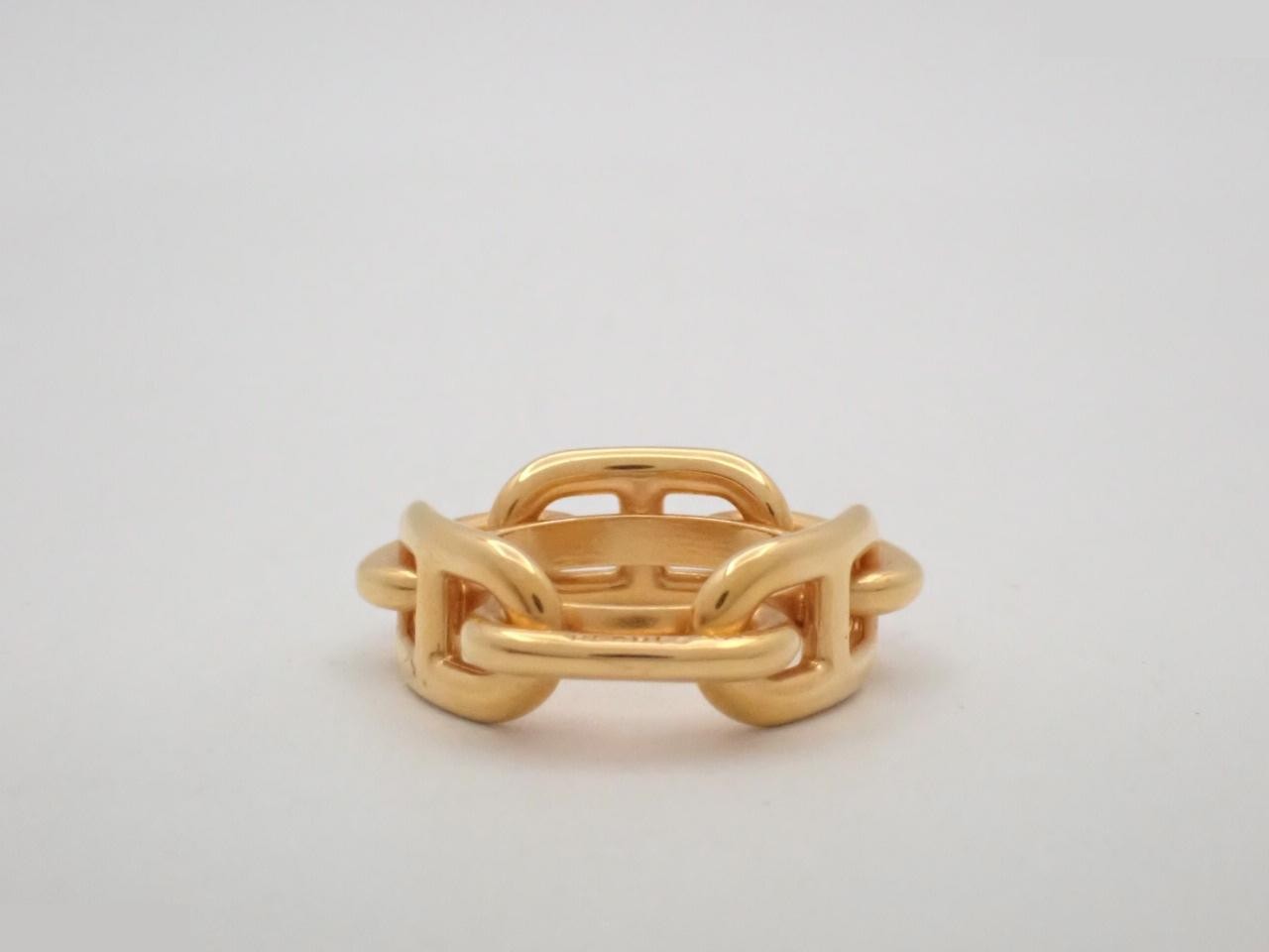Chaine d'Ancre Scarf Ring, Gold (GP) — view 2