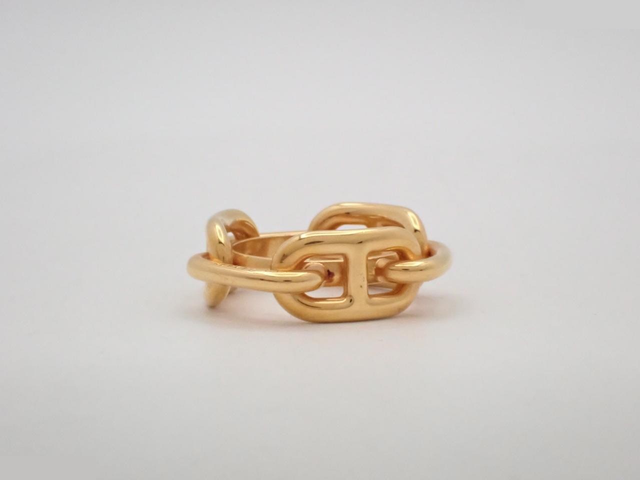 Chaine d'Ancre Scarf Ring, Gold (GP) — view 3