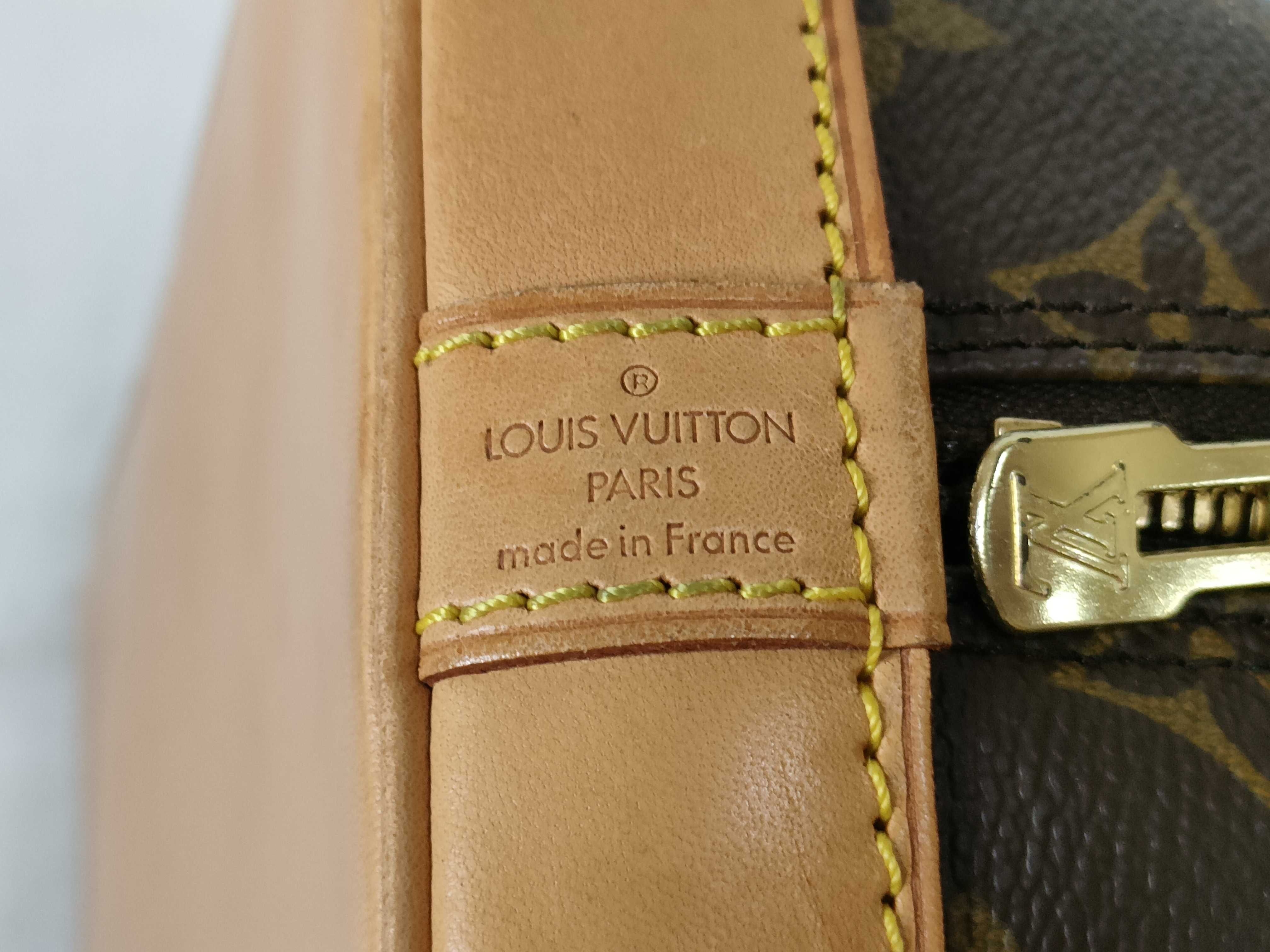 Monogram M40878 Alma MM Handbag with Stamp — view 14
