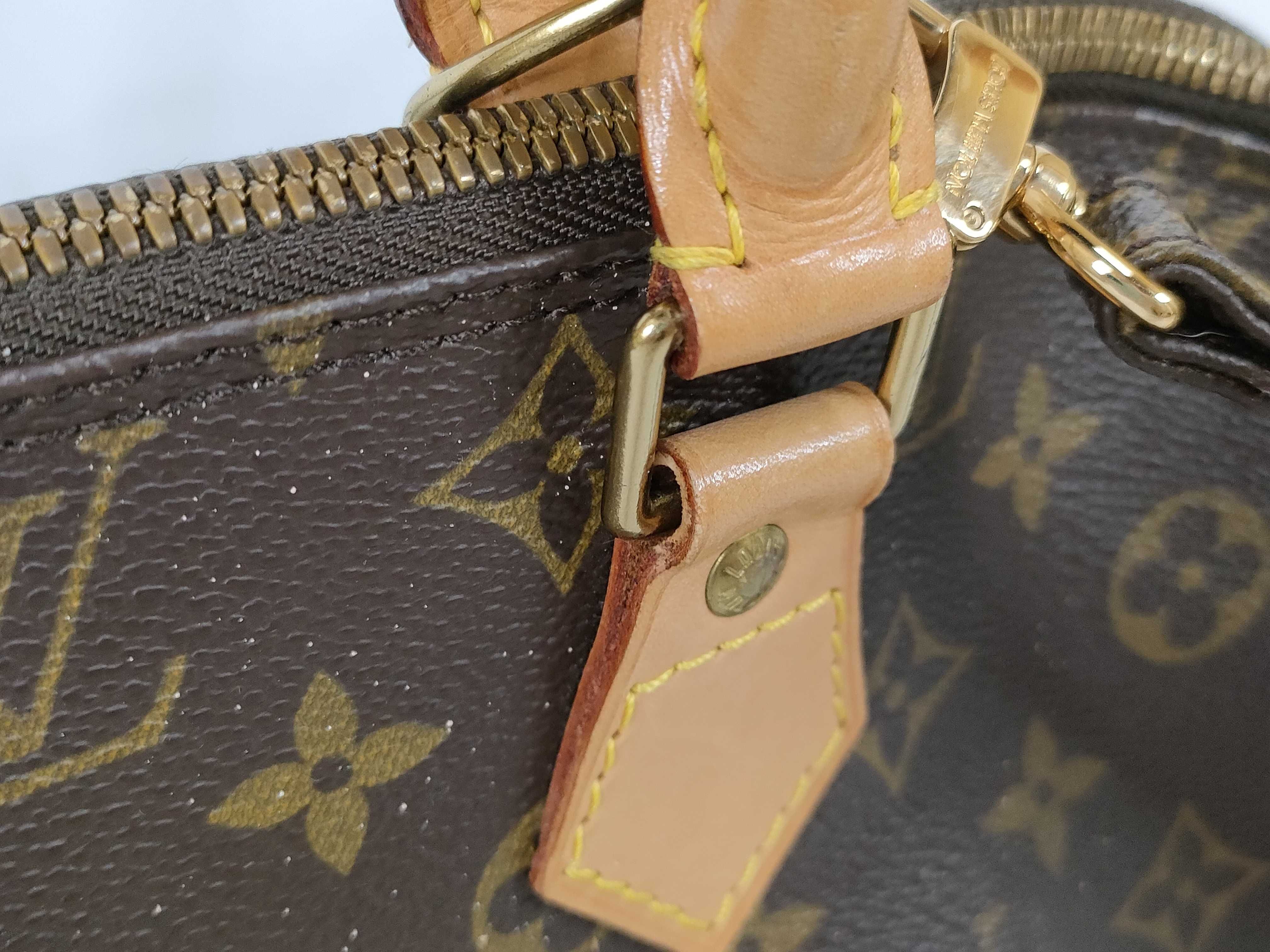 Monogram M40878 Alma MM Handbag with Stamp — view 5