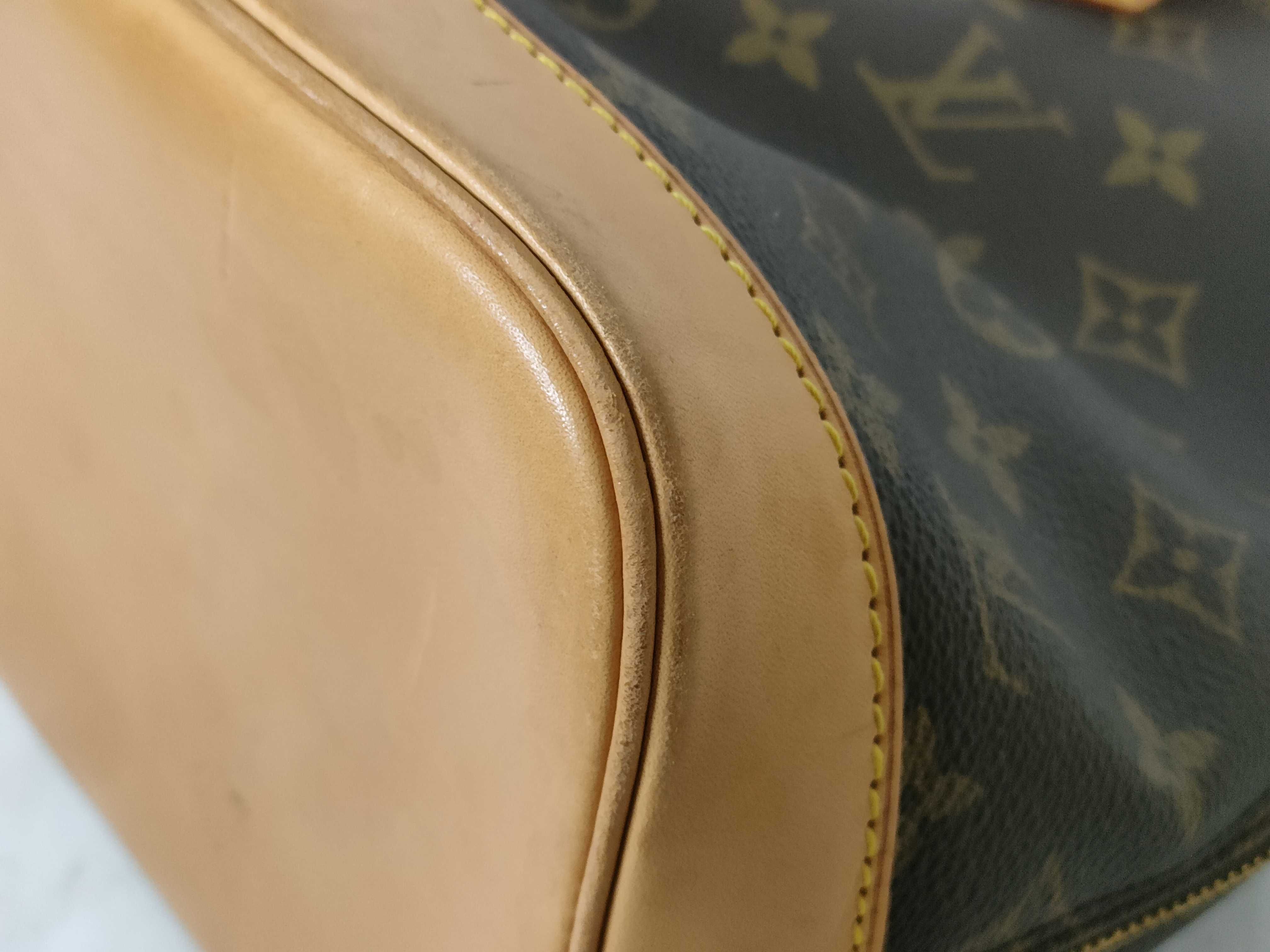 Monogram M40878 Alma MM Handbag with Stamp — view 9