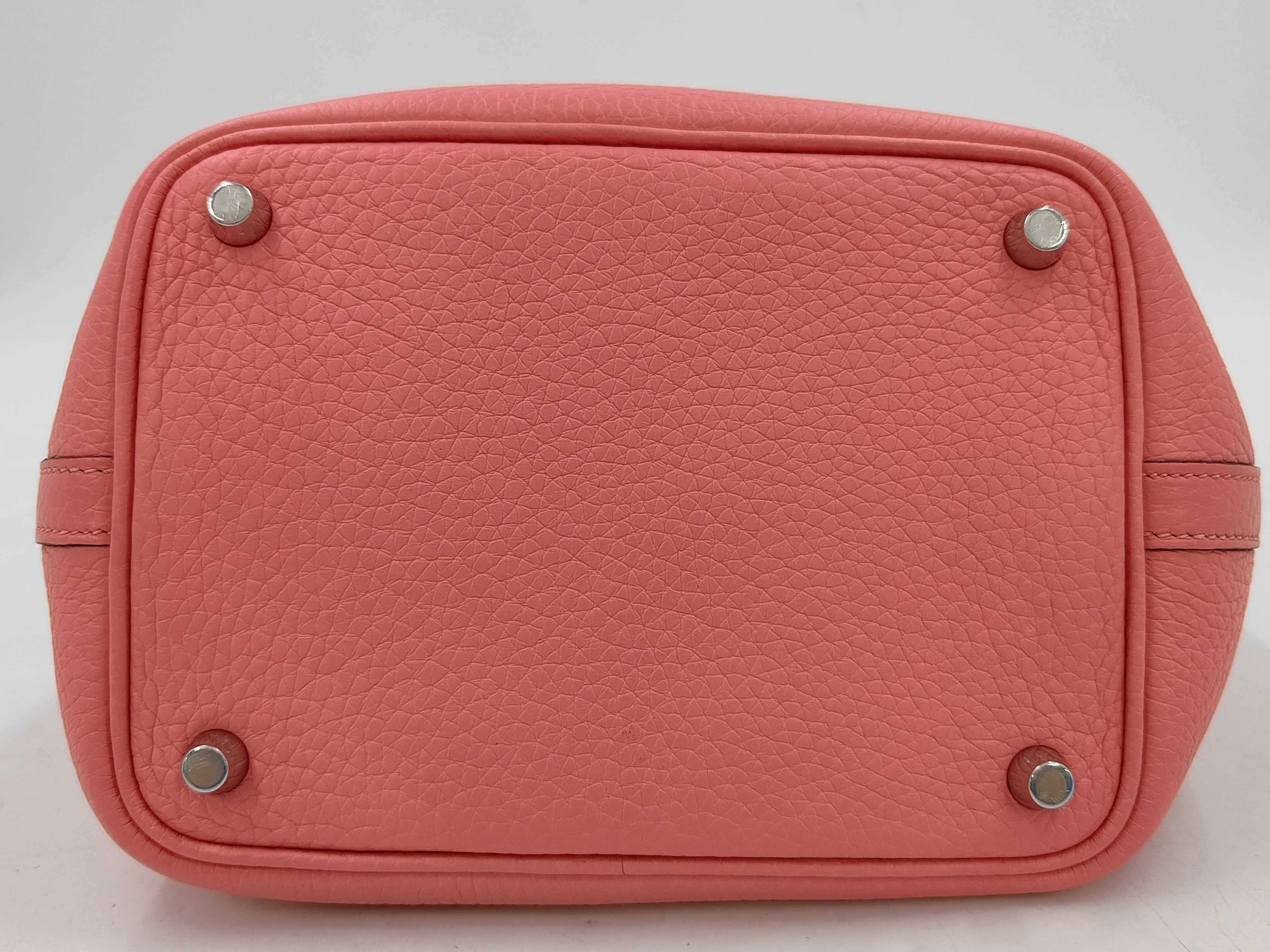 Picotin Lock PM Pink Handbag (Stamped D) — view 3