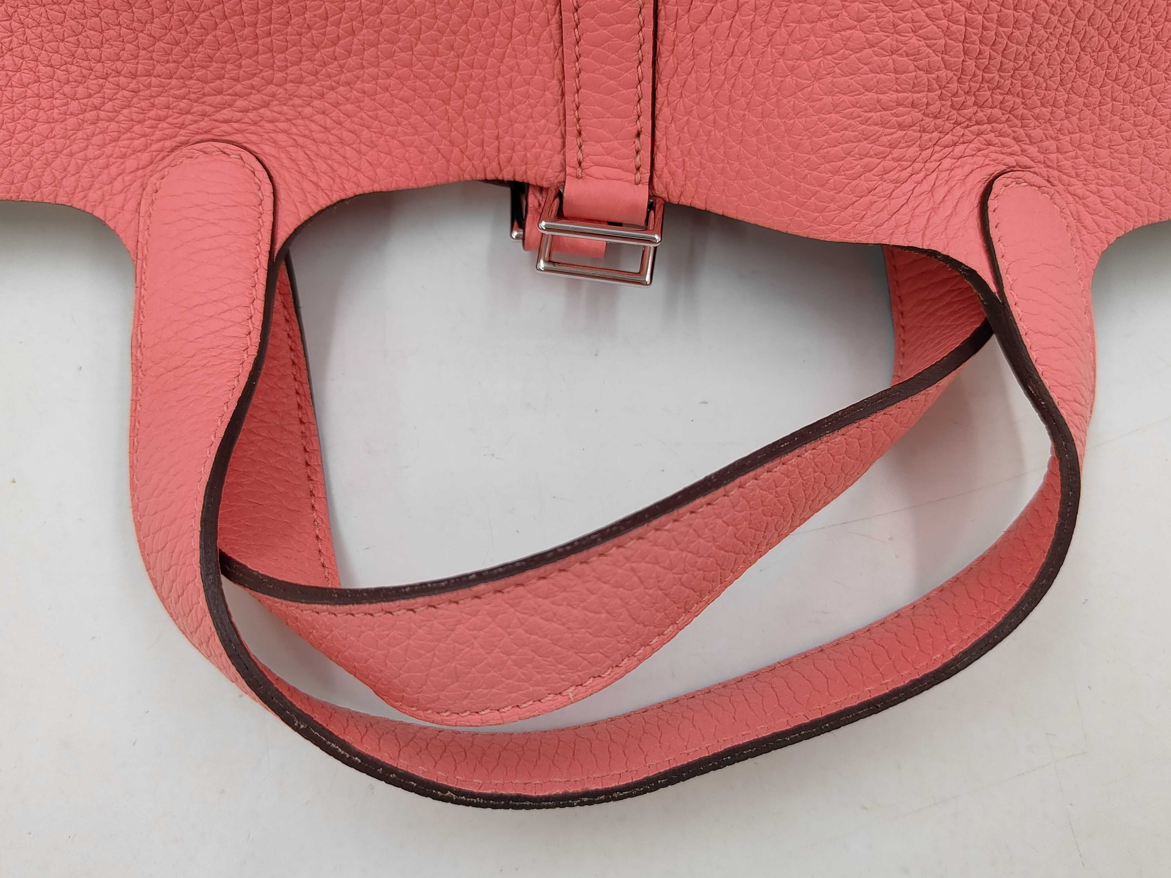 Picotin Lock PM Pink Handbag (Stamped D) — view 5