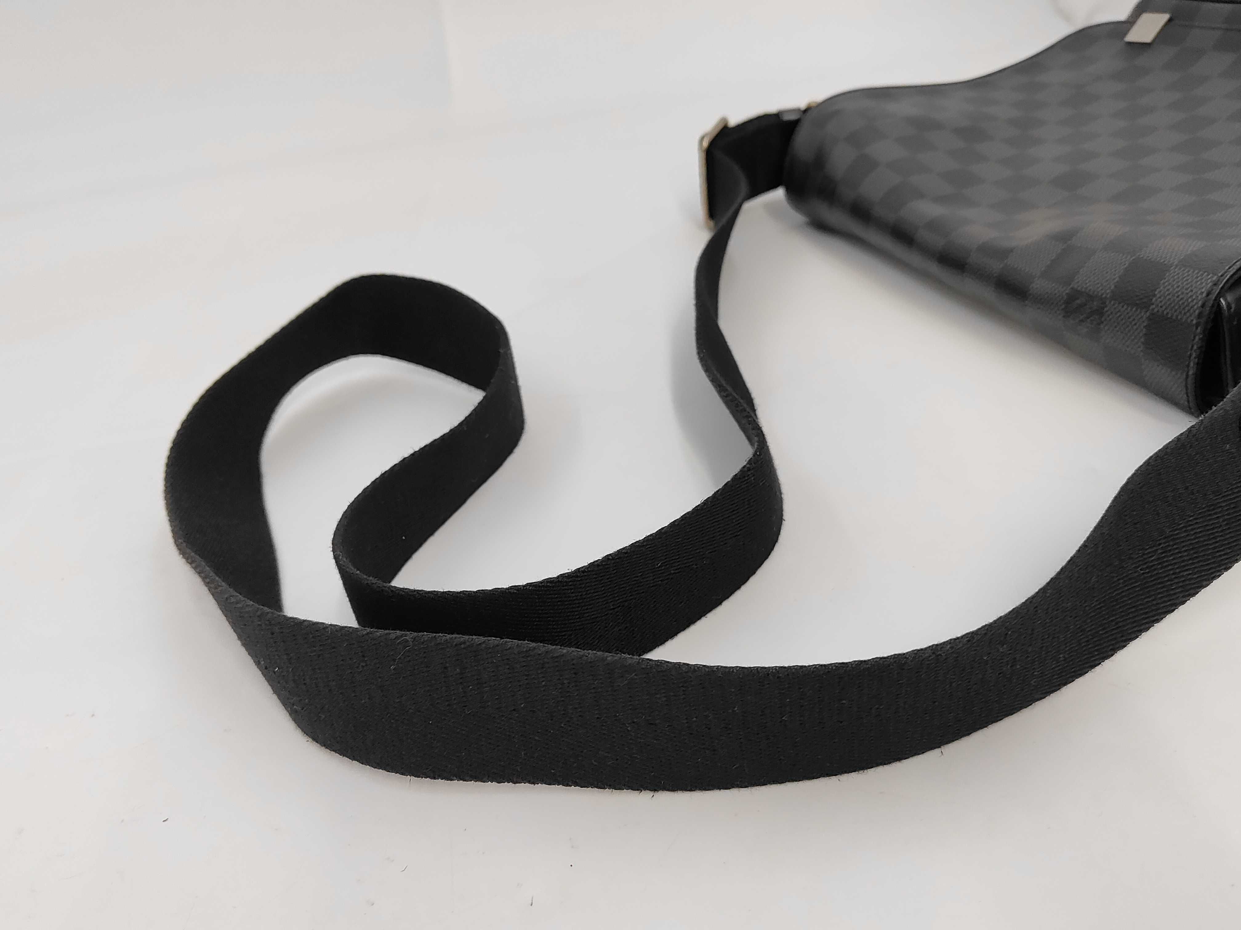 Damier Graphite District PM NM Shoulder Bag — view 3