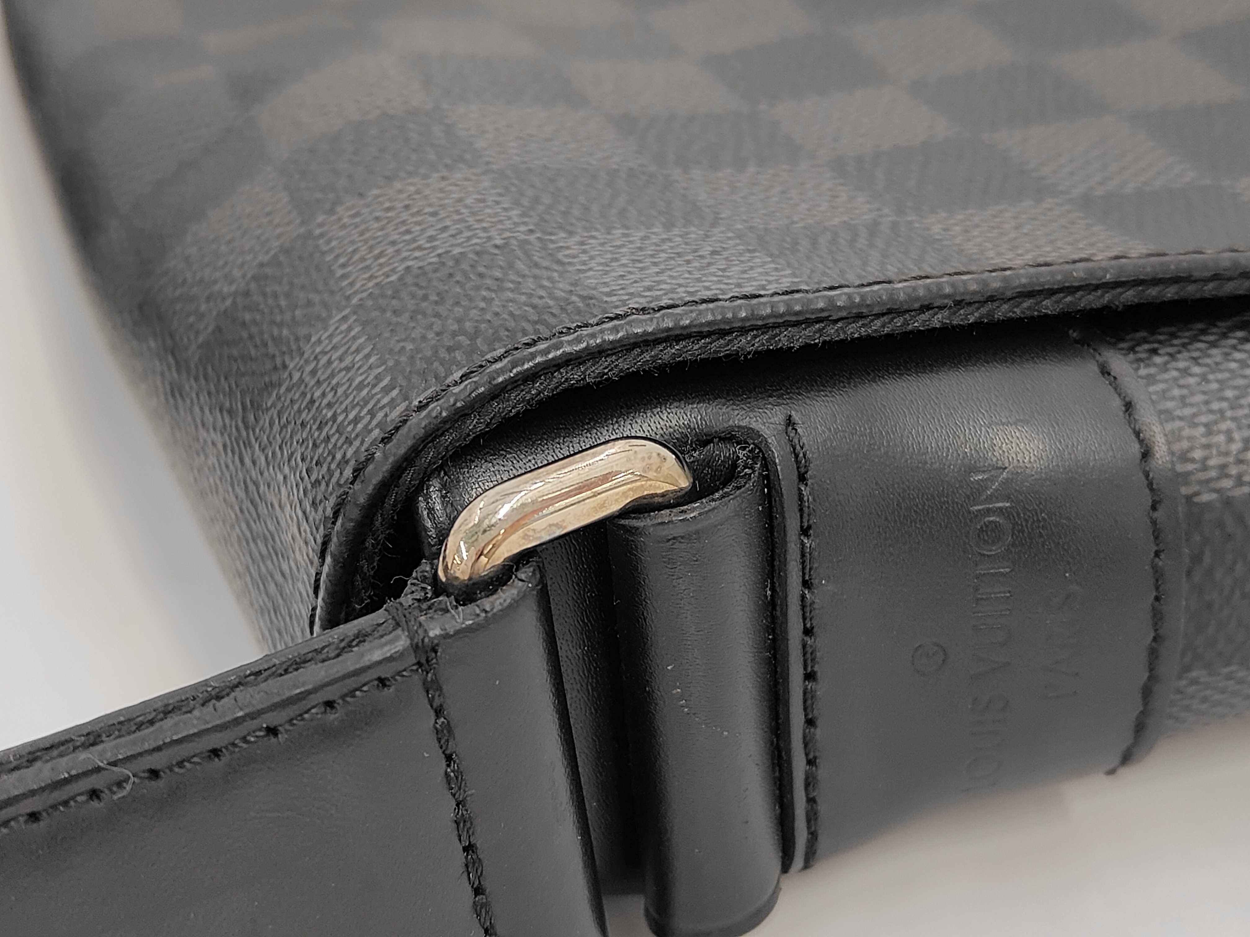 Damier Graphite District PM NM Shoulder Bag — view 5