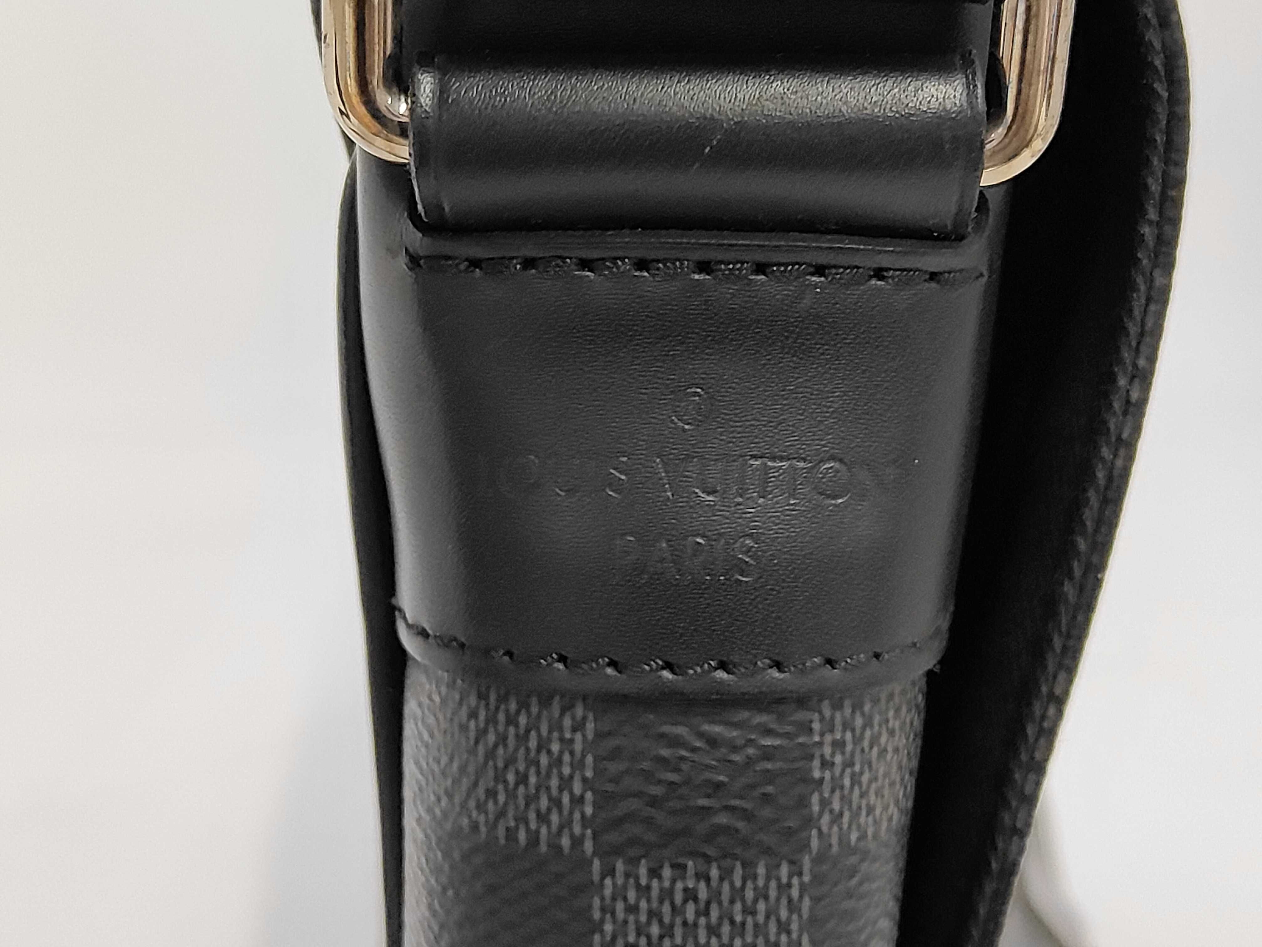 Damier Graphite District PM NM Shoulder Bag — view 6