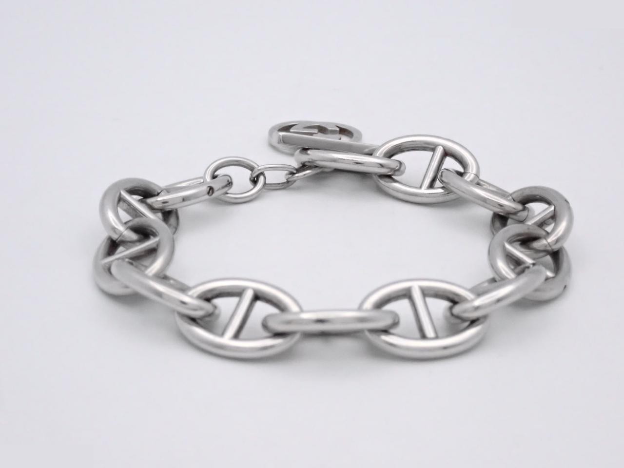 Anchor Chain Bracelet Band, GG Gold, Wrist size approximately 15.5cm — view 2