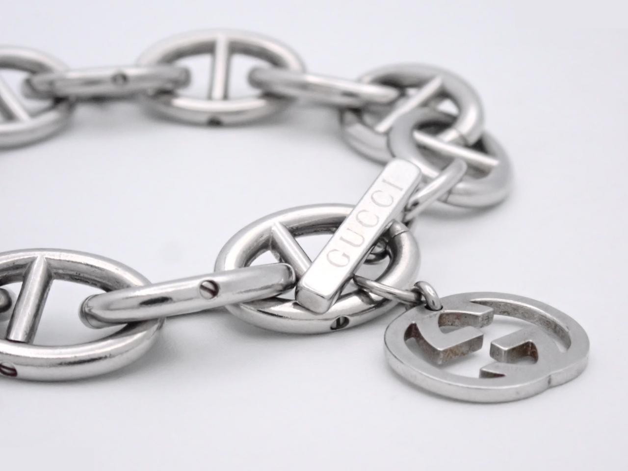 Anchor Chain Bracelet Band, GG Gold, Wrist size approximately 15.5cm — view 3