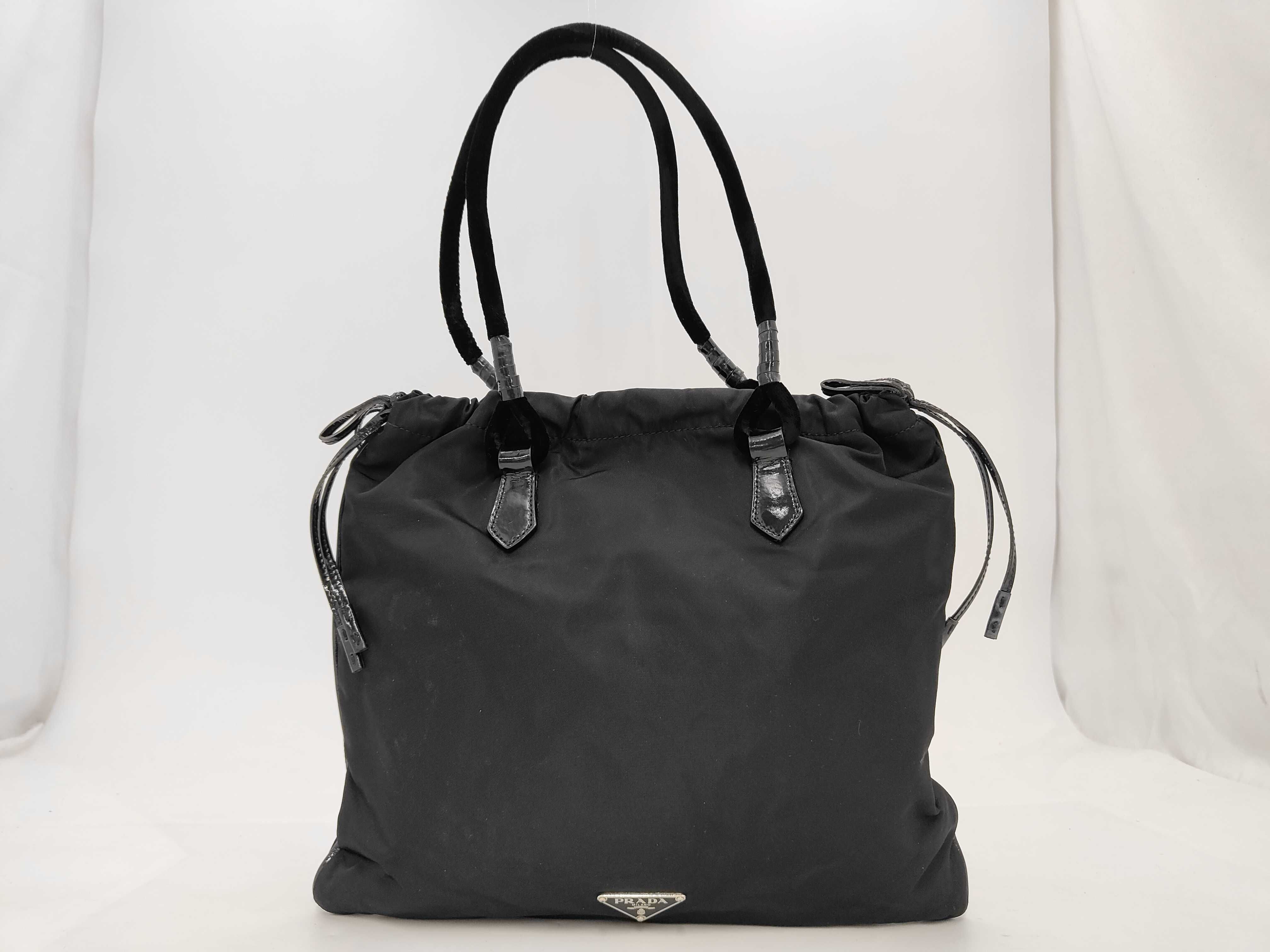Nylon Prada Nylon Triangle Logo Tote Bag